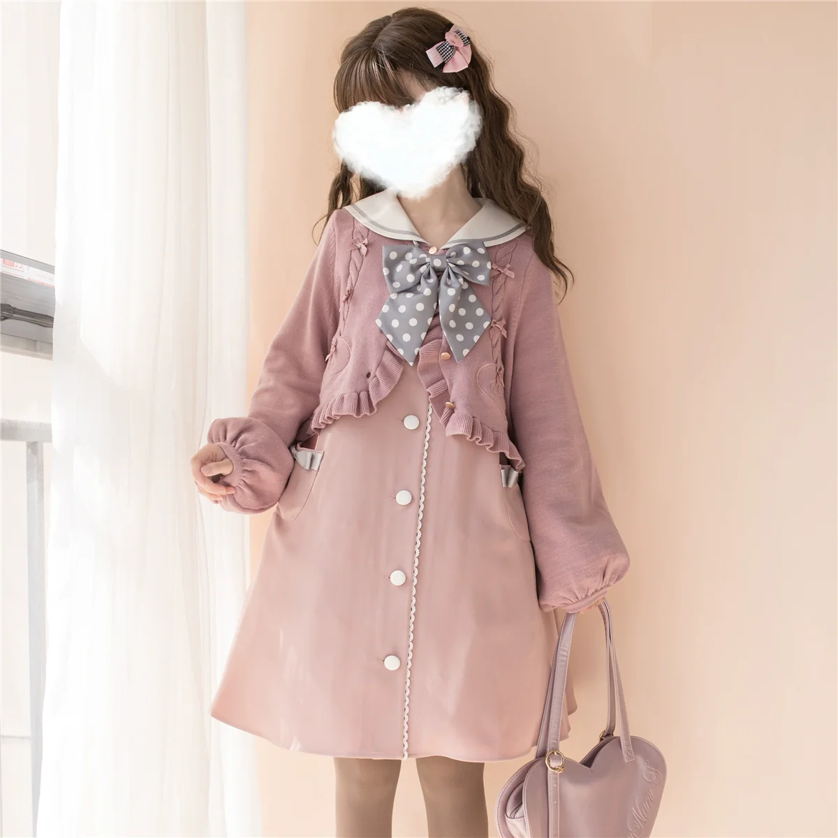 Sugar Frost - Sweet Lolita Cardigan Knit Embroidered Sweater - Image 8