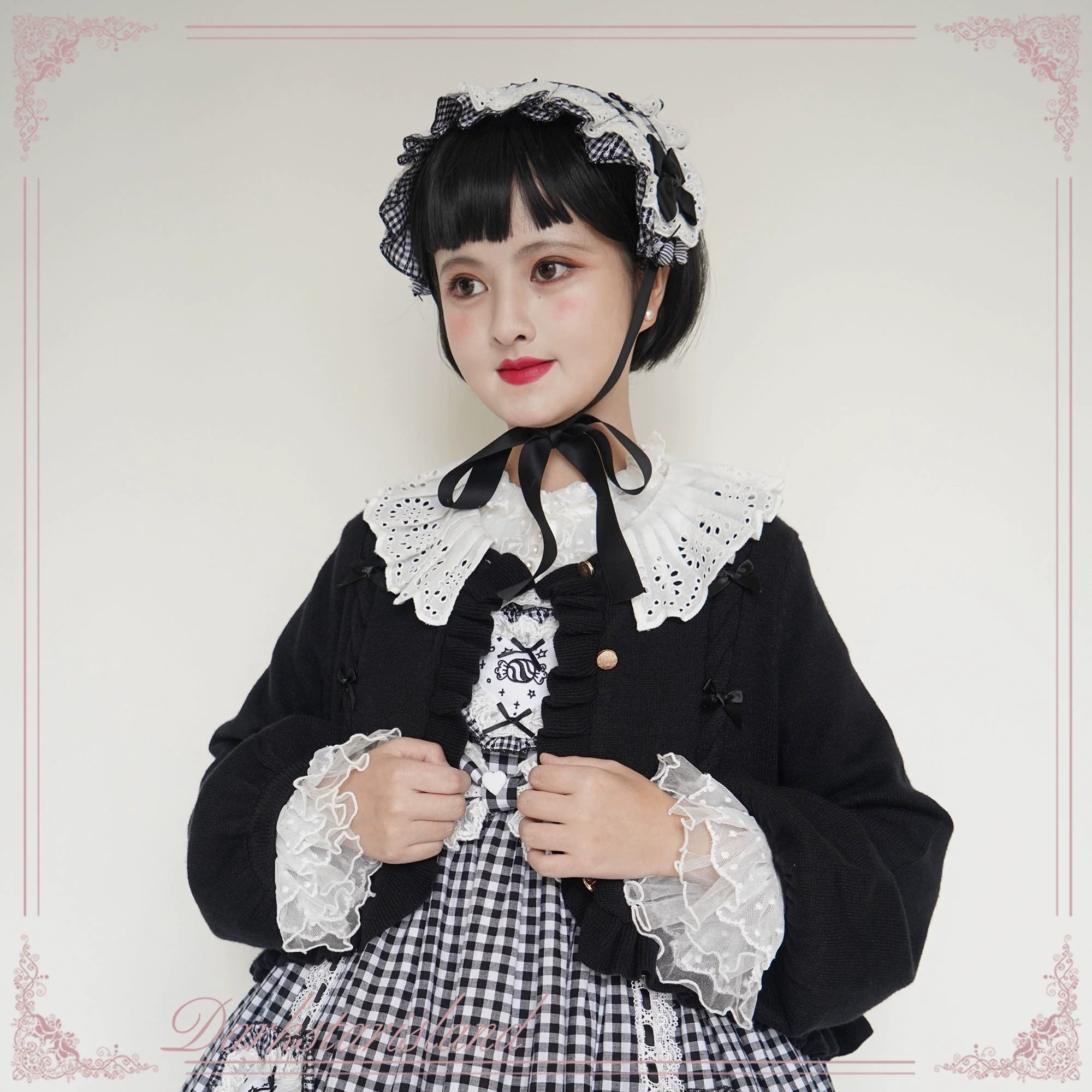 Sugar Frost - Sweet Lolita Cardigan Knit Embroidered Sweater - Image 83