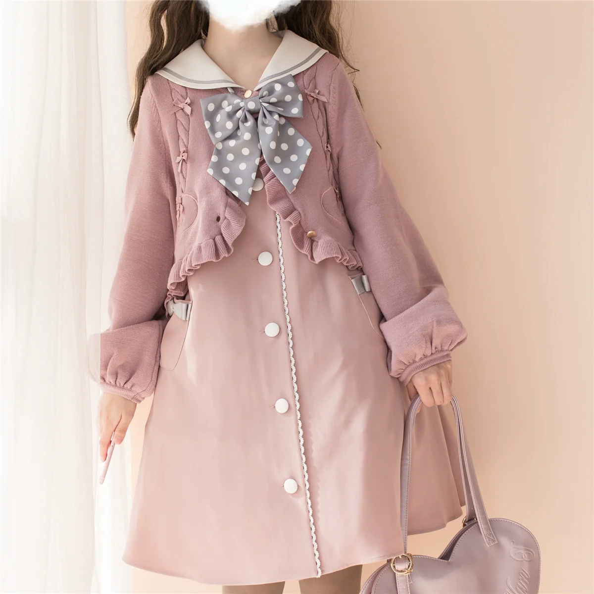 Sugar Frost - Sweet Lolita Cardigan Knit Embroidered Sweater - Image 9