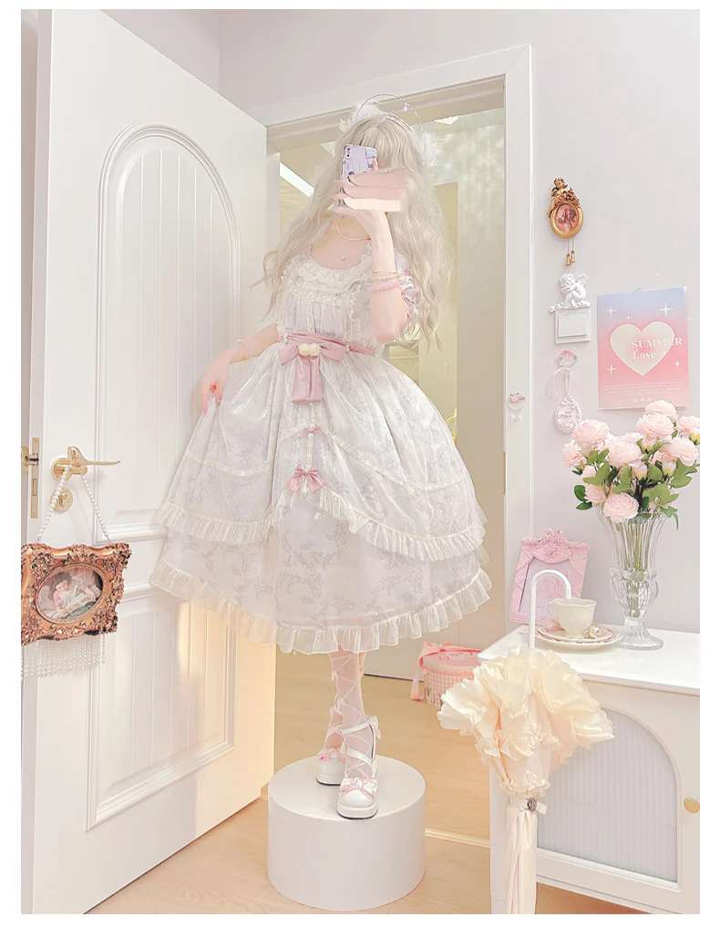 Girly Heart - Sweet Lolita Chunky Heels Shoes, Dreamy Bows - Image 25