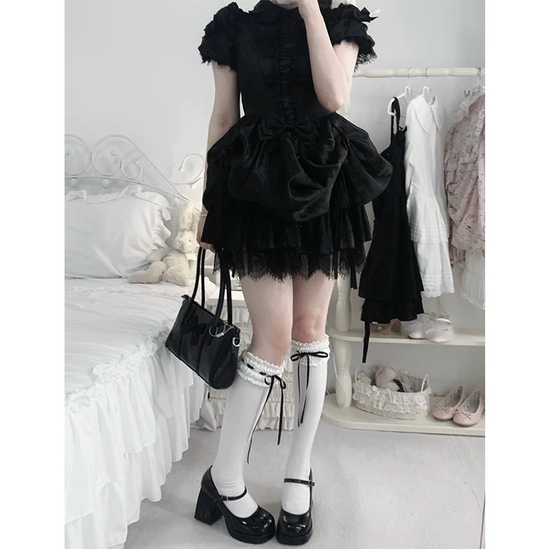 Gentle Town - Sweet Lolita Cotton Calf Socks, Ankle Socks - Image 26