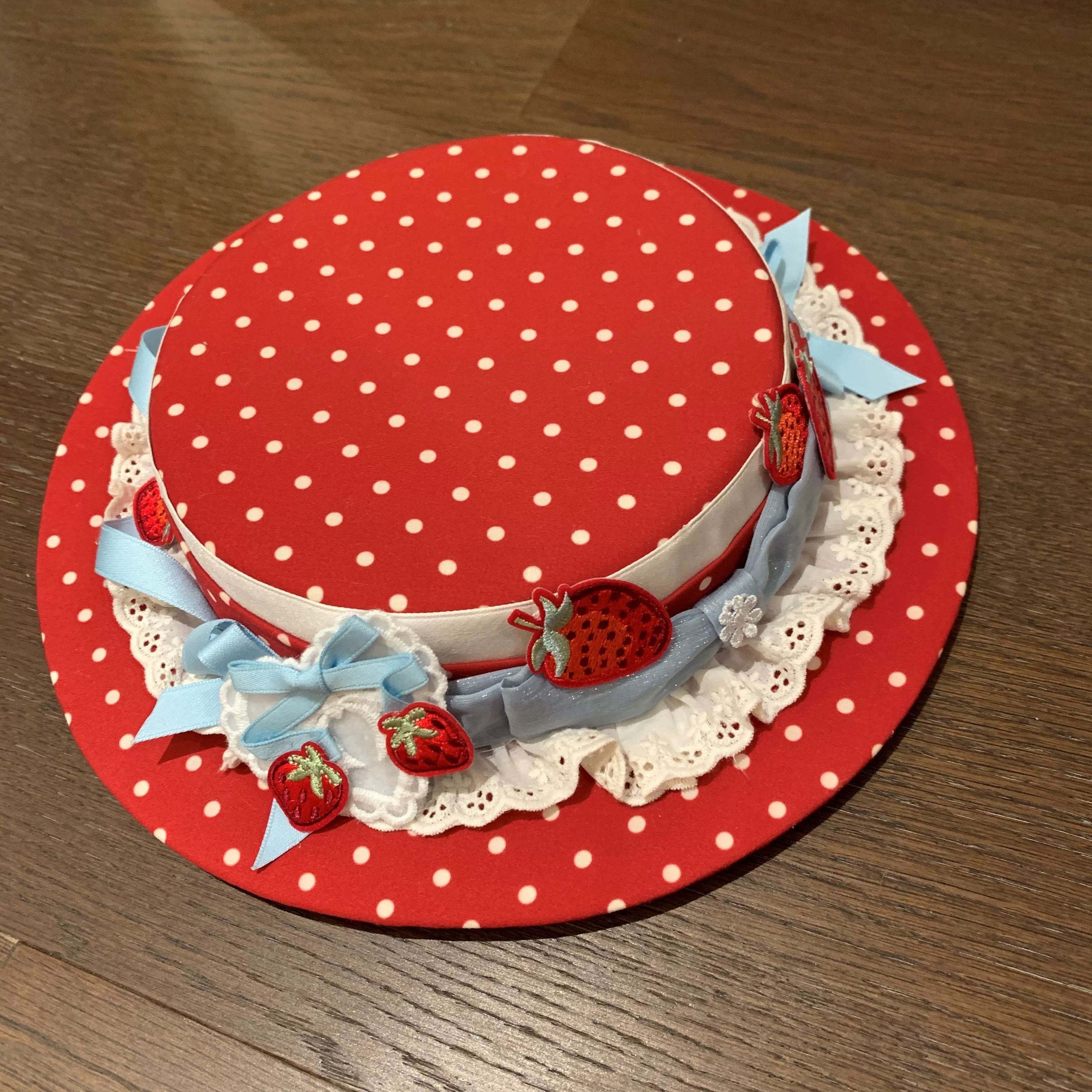 Rose Whispers - Strawberry Tata - Sweet Lolita Dress Suit With Strawberry Cake Print - Image 53
