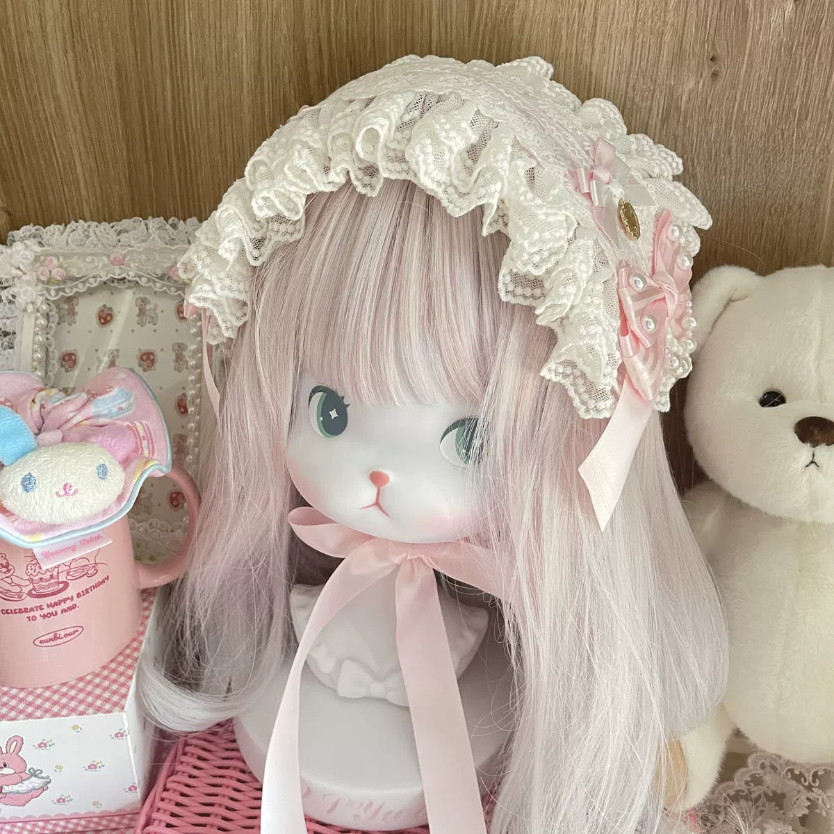 Shao Handmade - Sweet Lolita Handmade Lace Hairband - Image 4