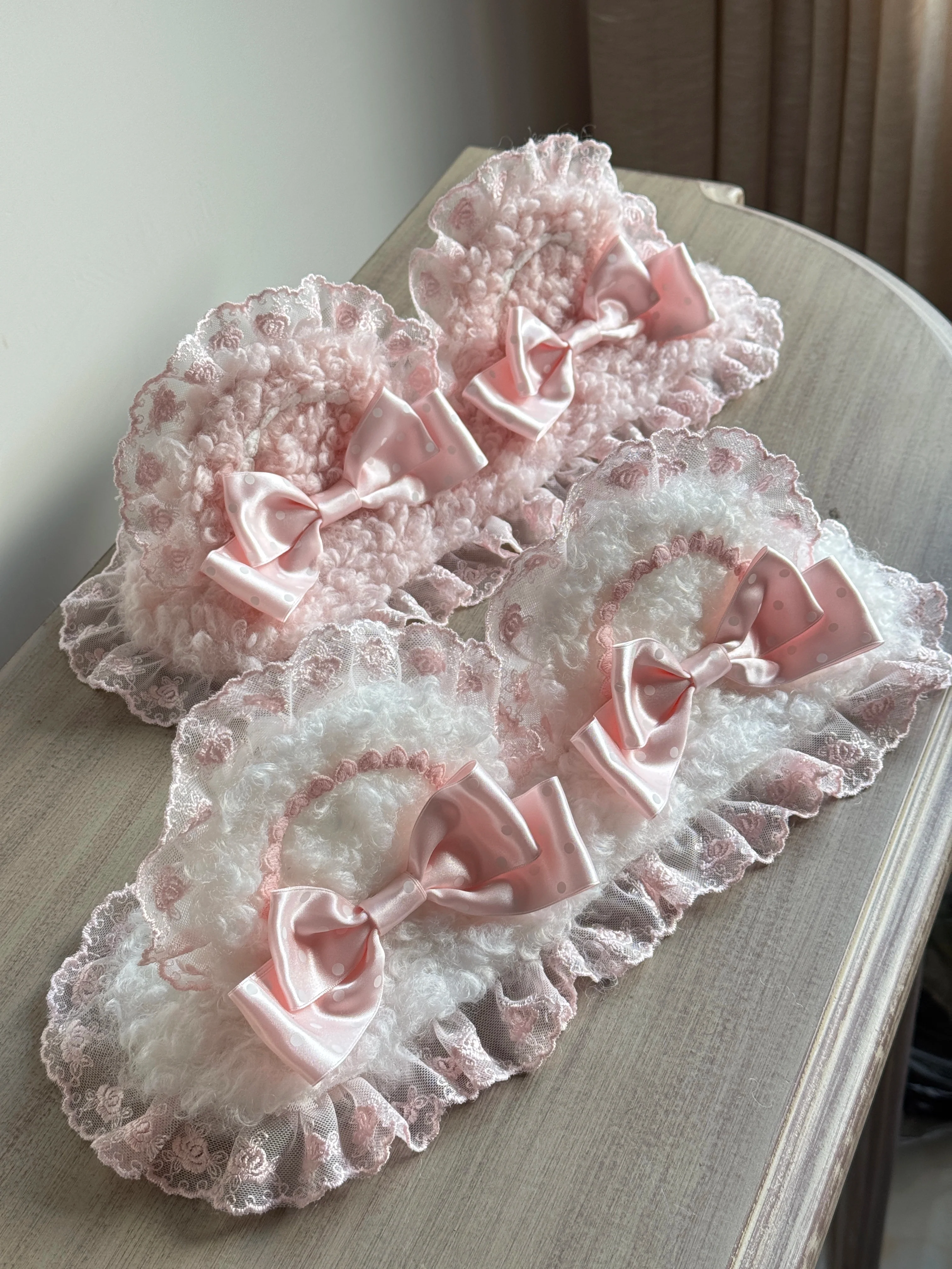 Sweet Lolita Handmade Lace Headband, Bear Ear Design - Image 11