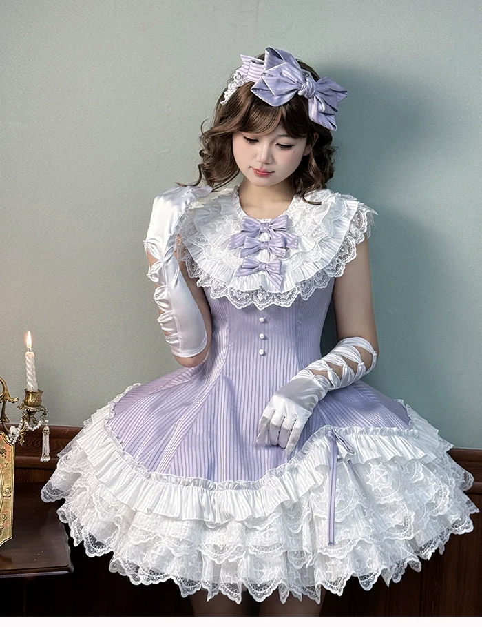 Alice Girl - Arrogant Miss - Sweet Lolita Headband Bow KC Head Accessory - Image 11