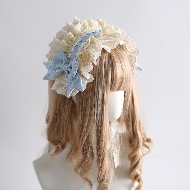 Xiaogui - Sweet Lolita Headband Lace Hairband Ballet Style - Image 4