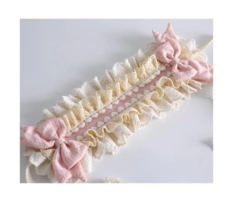 Xiaogui - Sweet Lolita Headband Lace Hairband Ballet Style - Image 9