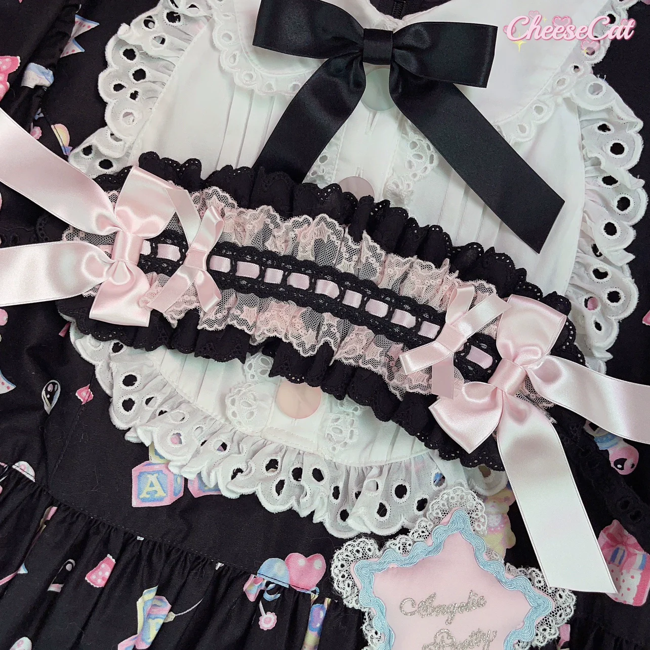 Cheese Cat - Sweet Lolita Headband Ribbon Bow Headbands - Image 15