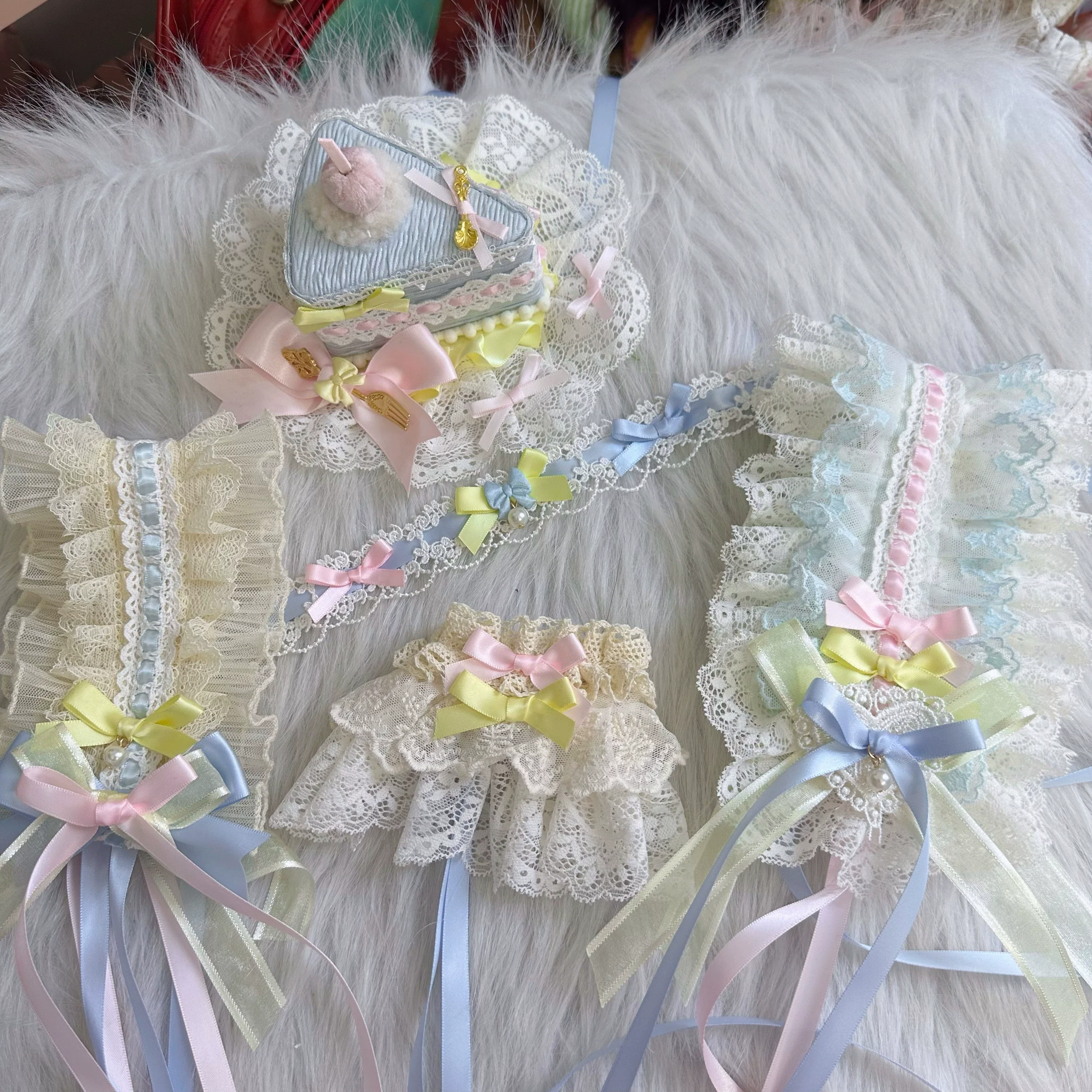 Sweet Lolita Headdress, Bow and Lace Decoration - Image 14