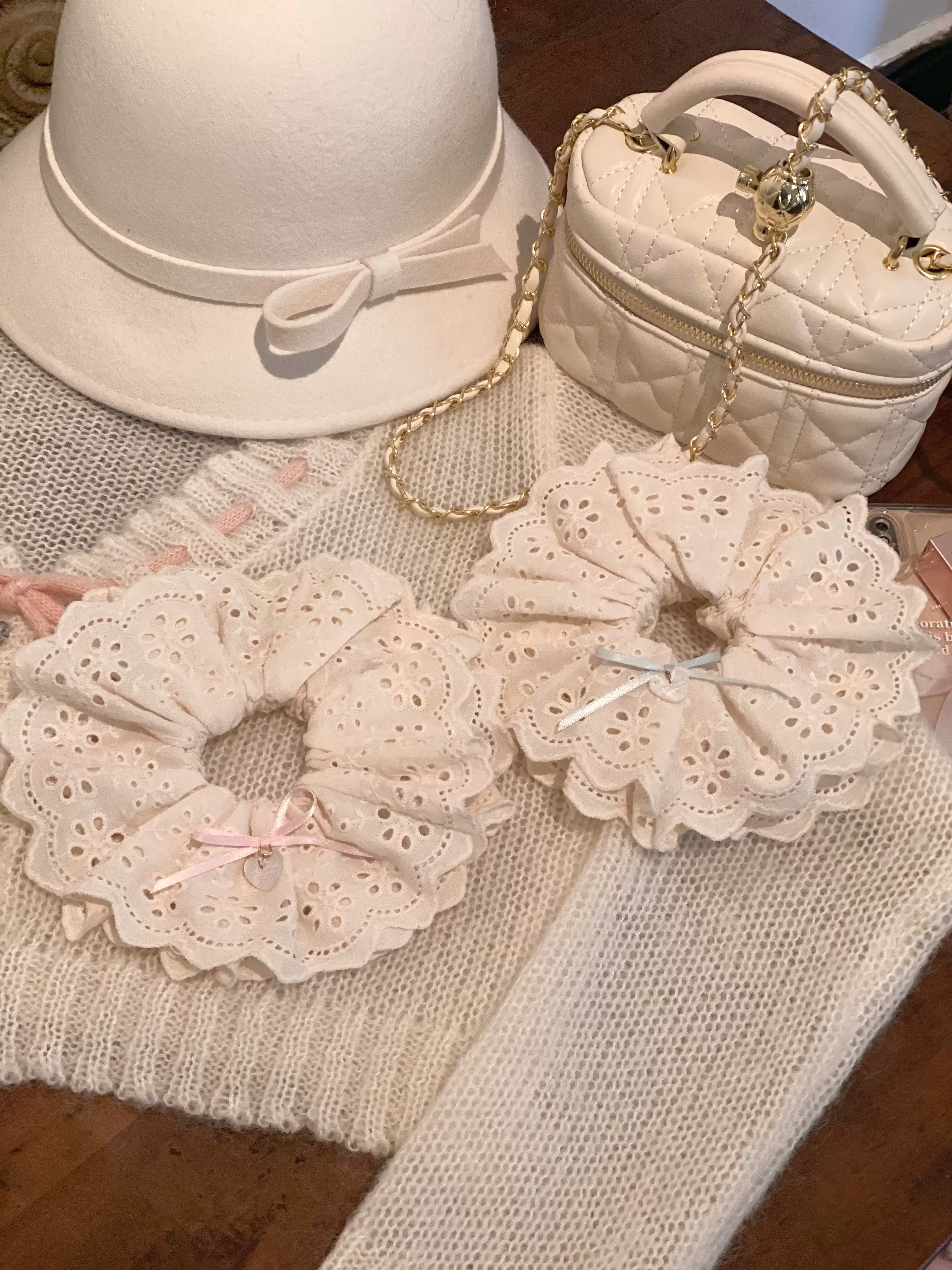 Marshmallow Melody - Sweet Lolita Headdress Bow Hair Rope - Image 12