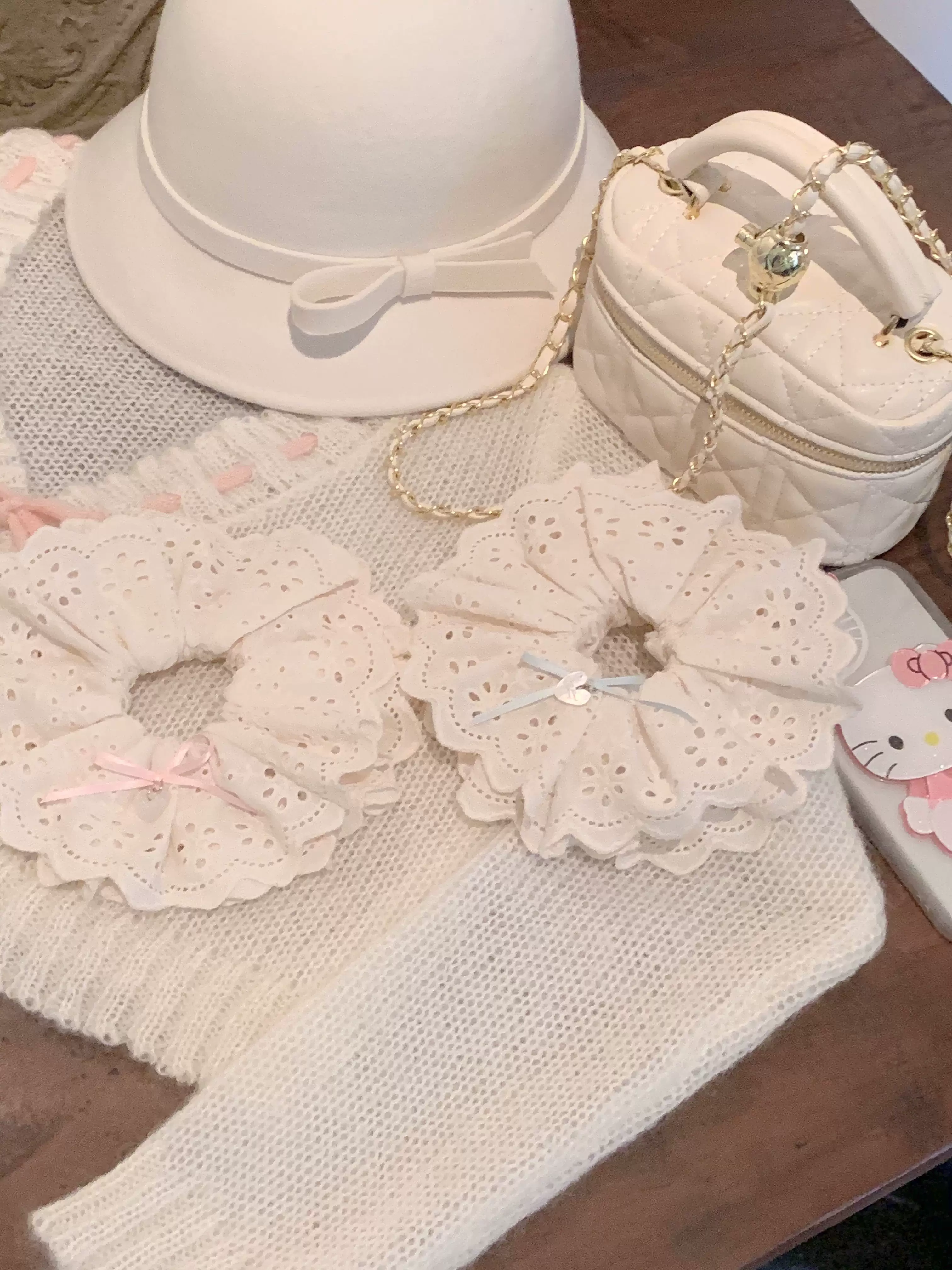 Marshmallow Melody - Sweet Lolita Headdress Bow Hair Rope - Image 14