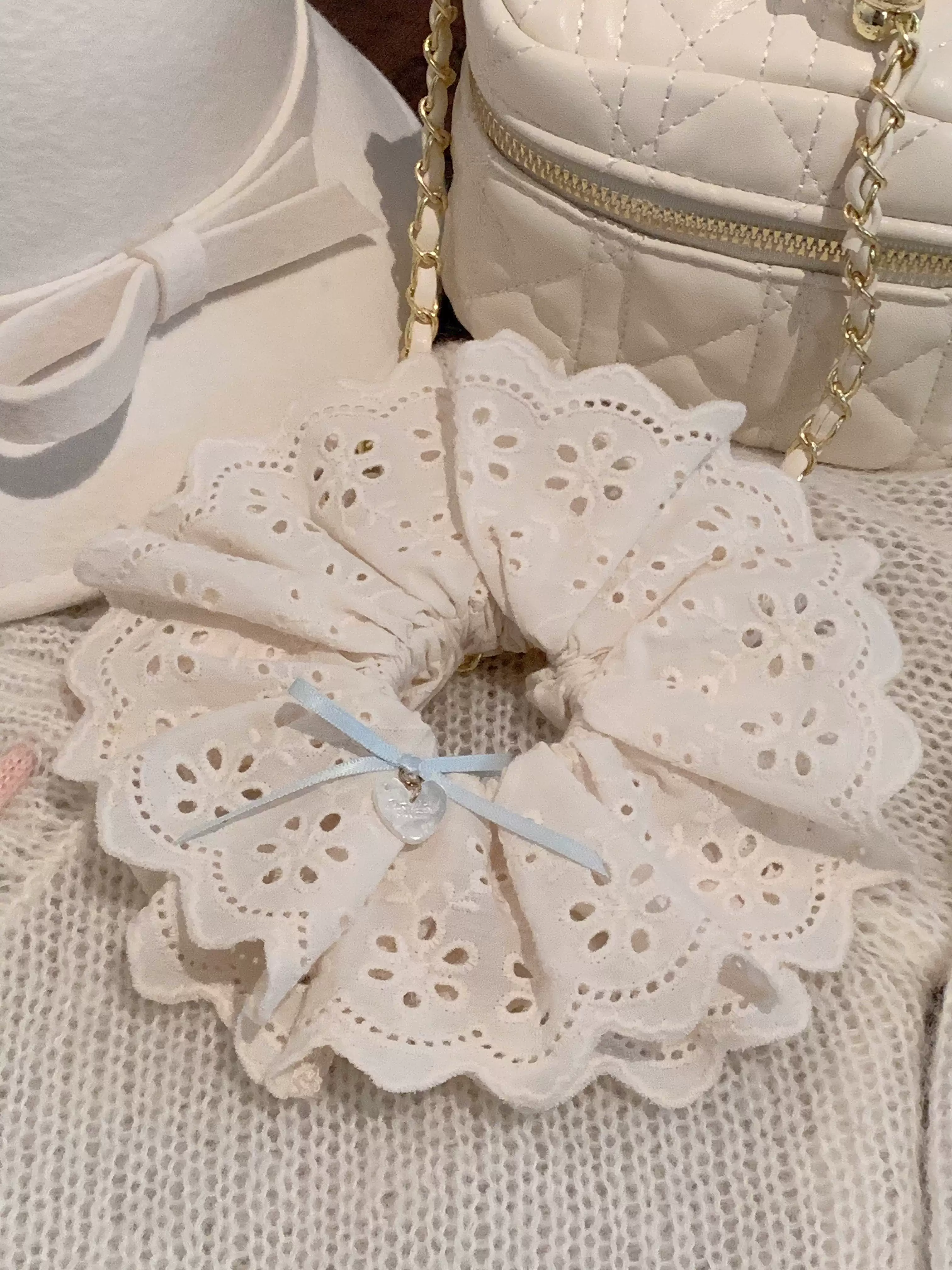 Marshmallow Melody - Sweet Lolita Headdress Bow Hair Rope - Image 17