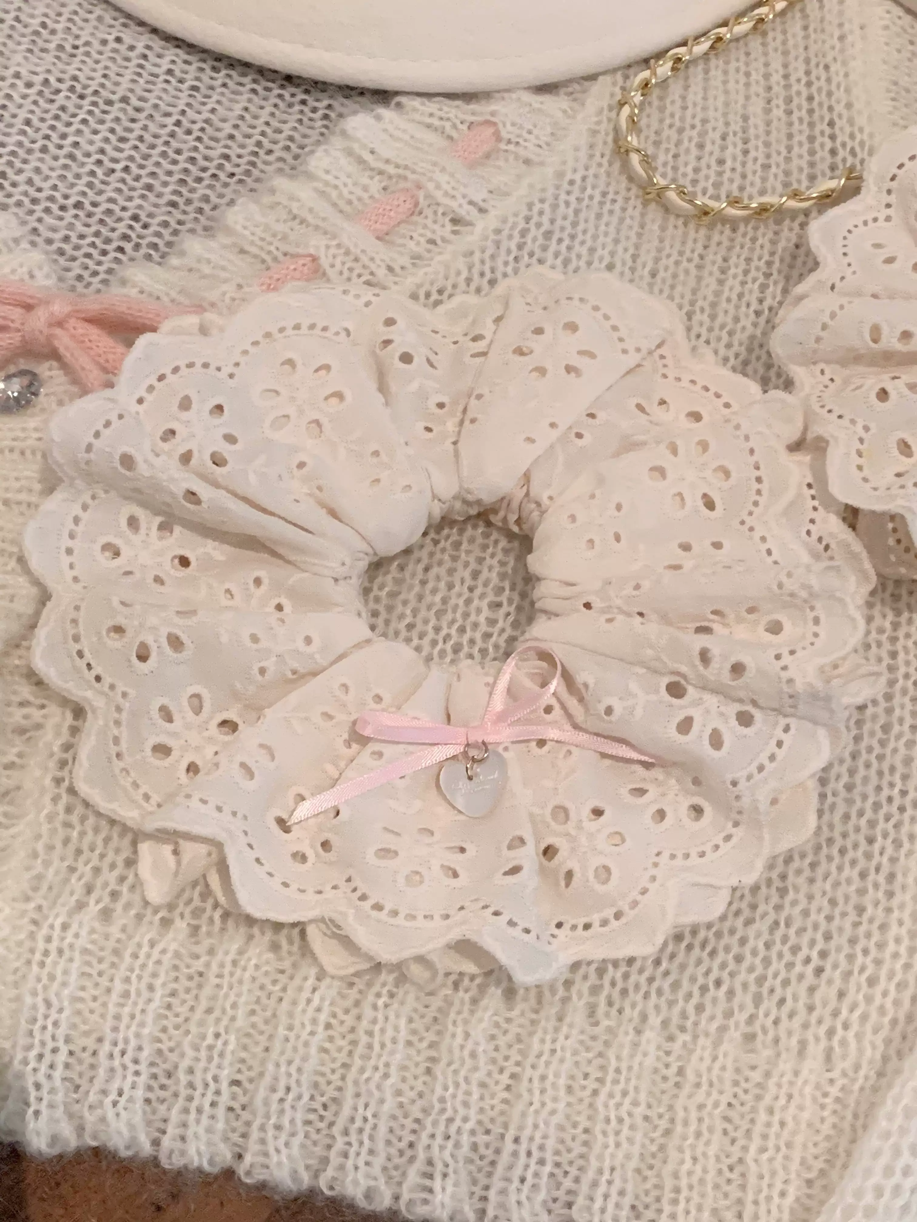 Marshmallow Melody - Sweet Lolita Headdress Bow Hair Rope - Image 21