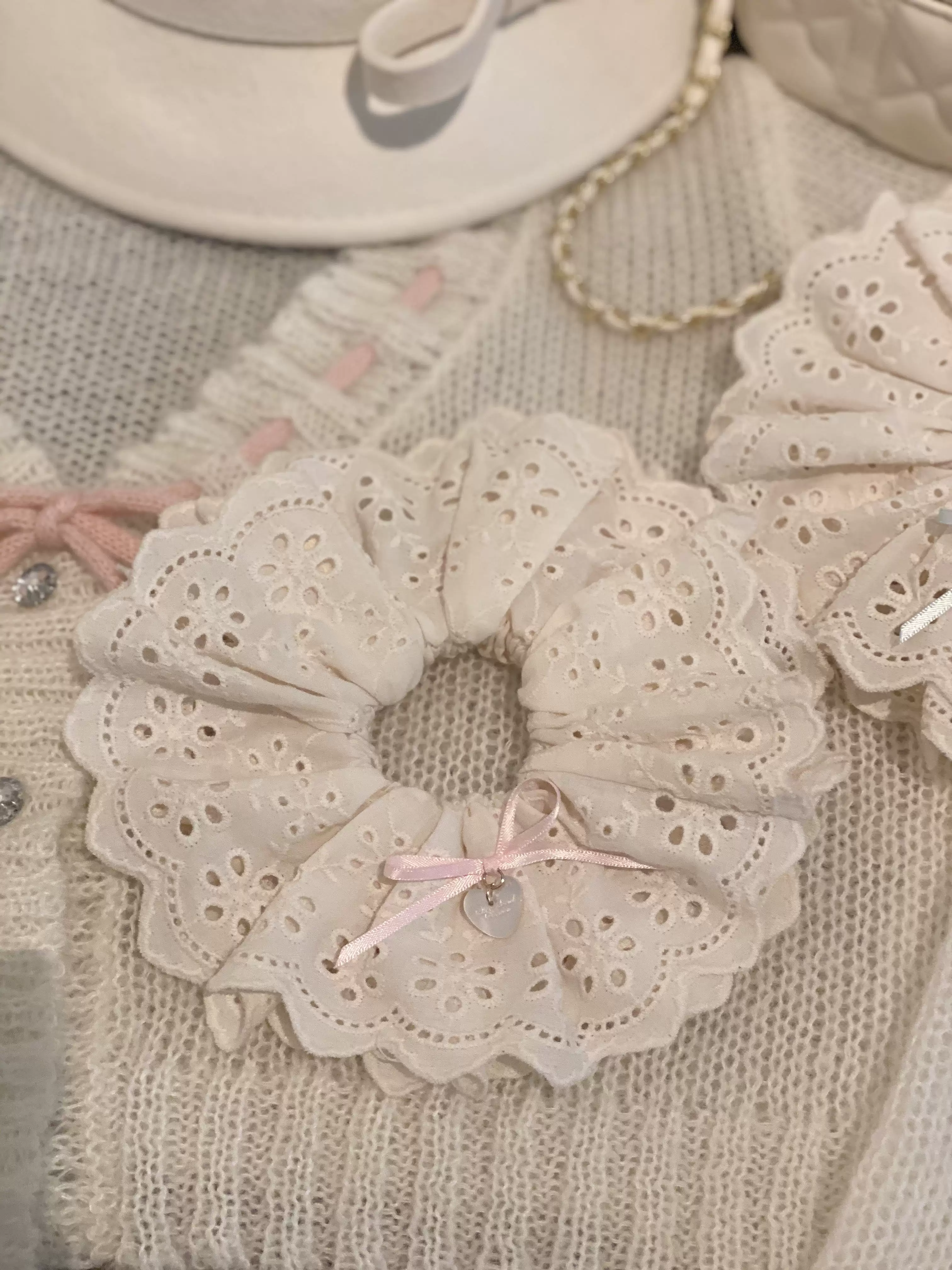 Marshmallow Melody - Sweet Lolita Headdress Bow Hair Rope - Image 23