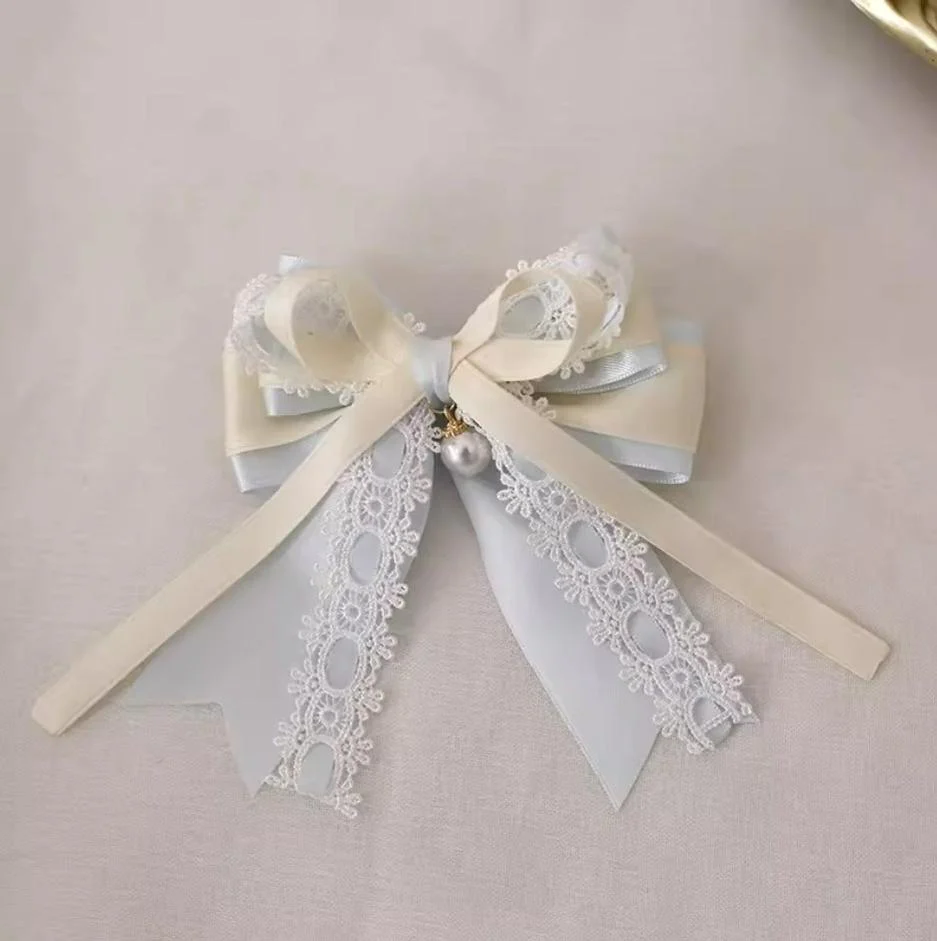 Xiaogui - Four Seasons Floral - Sweet Lolita Headdress Bow KC Lace Cuffs - Image 8
