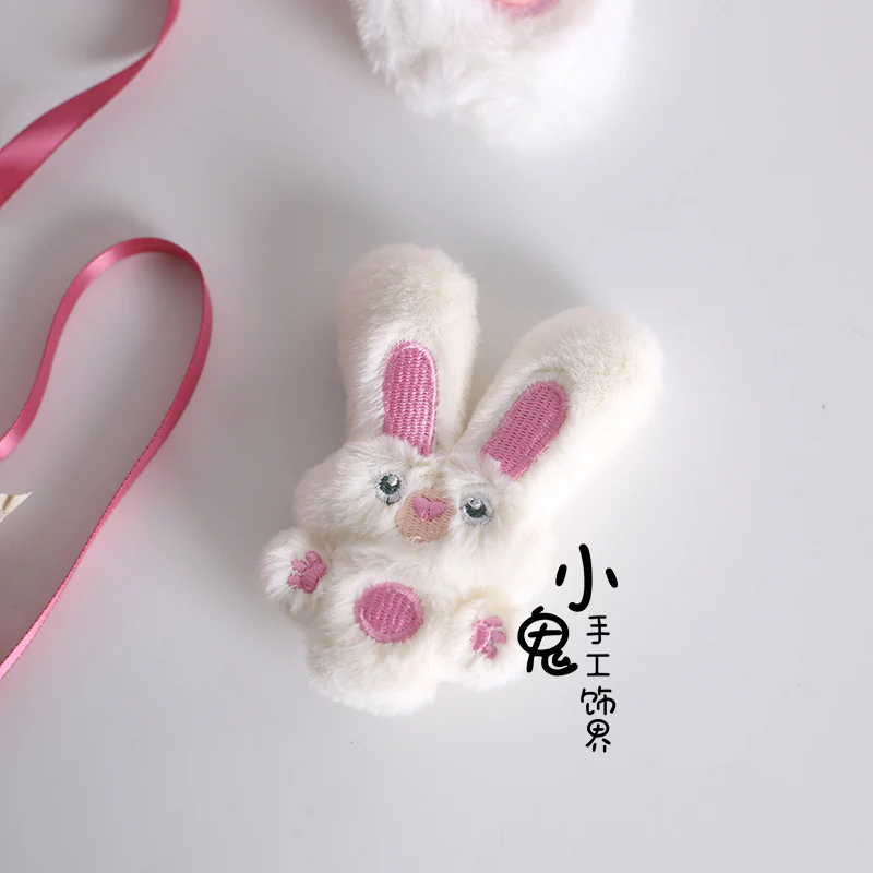 Xiaogui - Sweet Lolita Headdress Pink White Top Hat and Hairband - Image 15