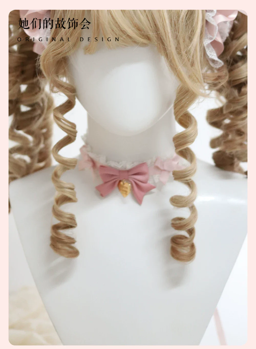 Sweet Lolita Headdress Set, Detachable Bunny Ears - Image 13