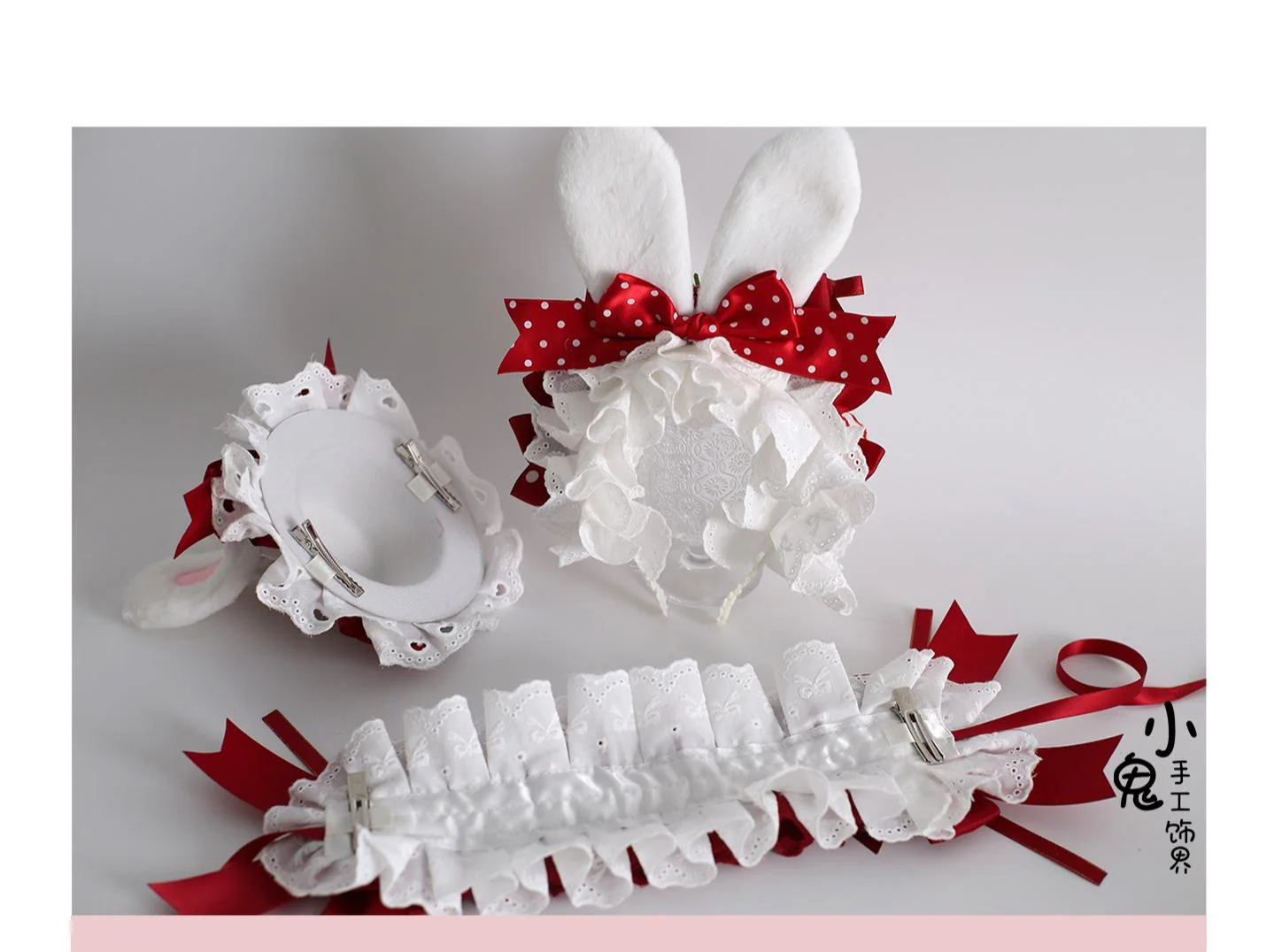 Xiaogui - Sweet Lolita Headdress, Shapeable Bunny Ear - Image 10