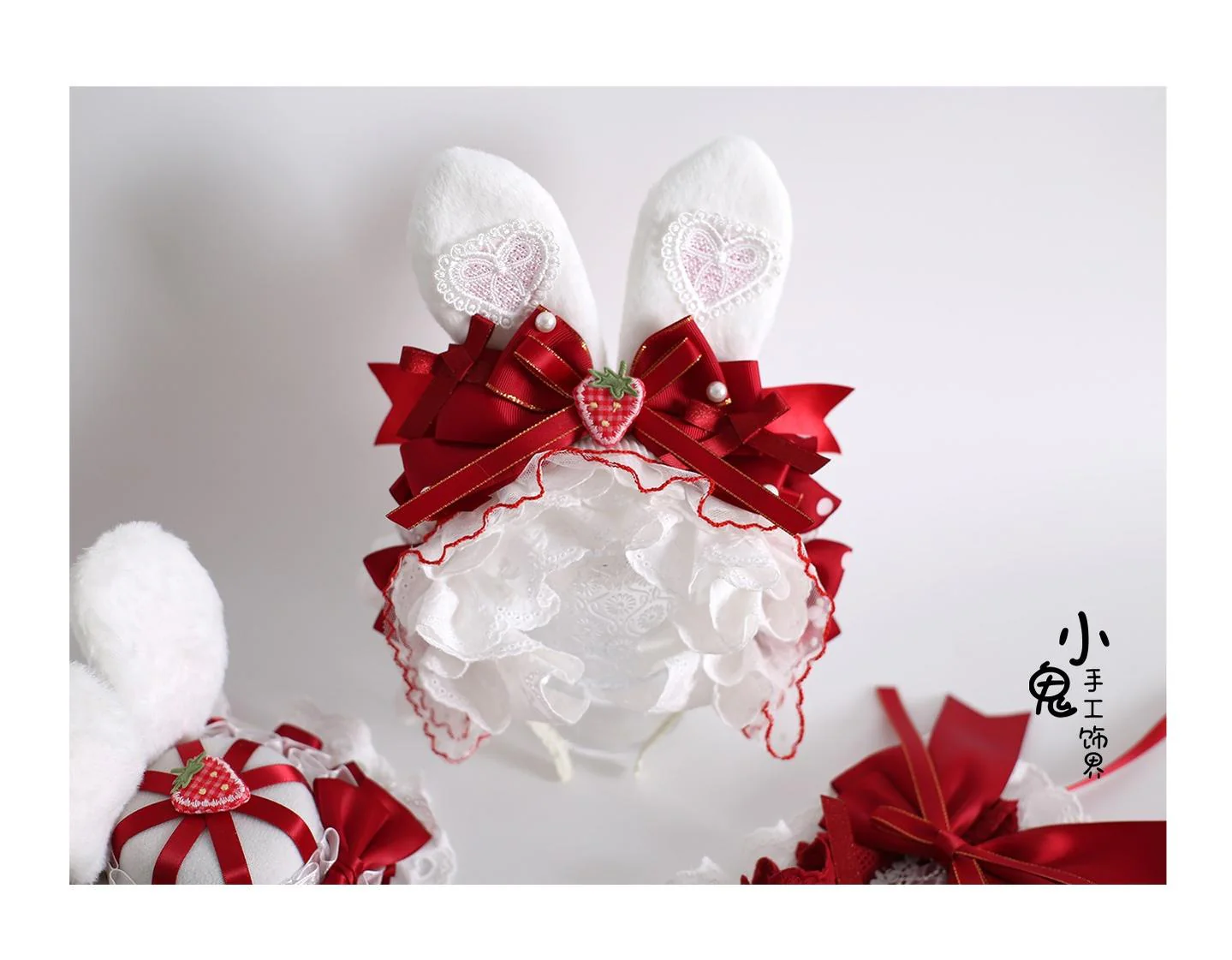 Xiaogui - Sweet Lolita Headdress, Shapeable Bunny Ear - Image 12