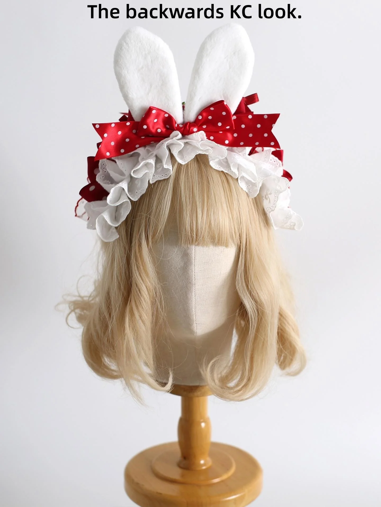 Xiaogui - Sweet Lolita Headdress, Shapeable Bunny Ear - Image 6