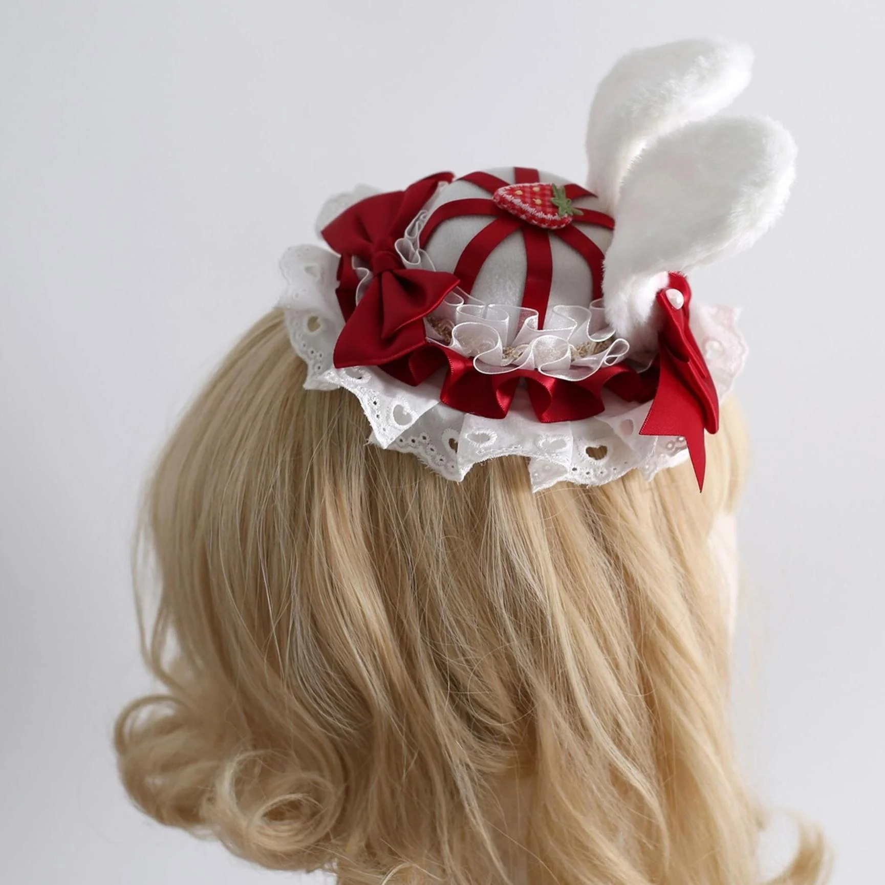Xiaogui - Sweet Lolita Headdress, Shapeable Bunny Ear - Image 8