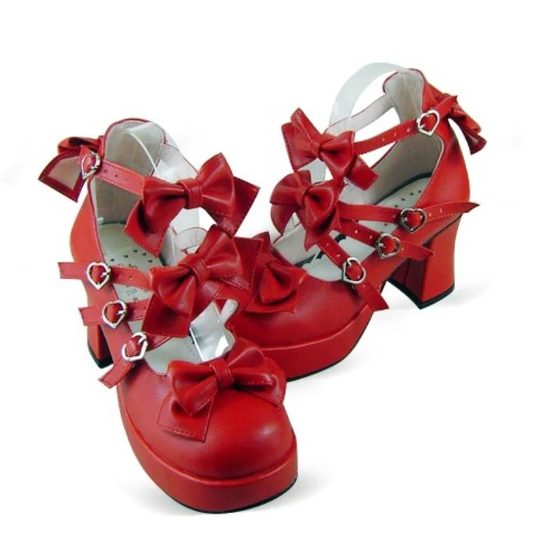 Antaina - Sweet Lolita Heel Shoes Plus Size Shoes - Image 17