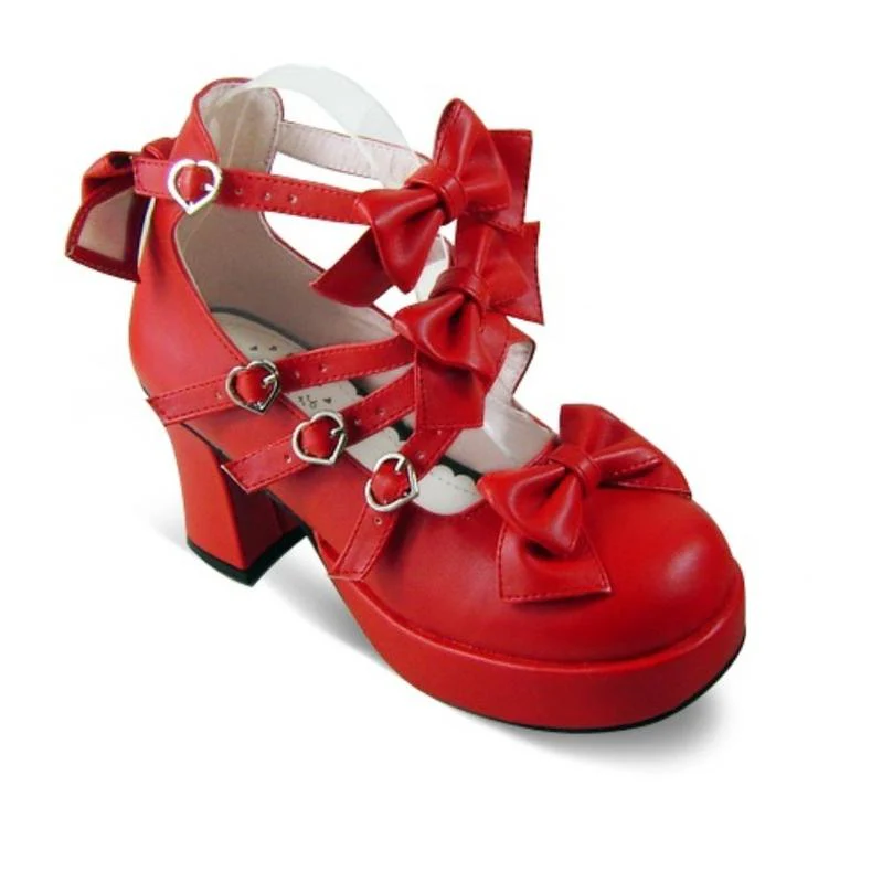 Antaina - Sweet Lolita Heel Shoes Plus Size Shoes - Image 19