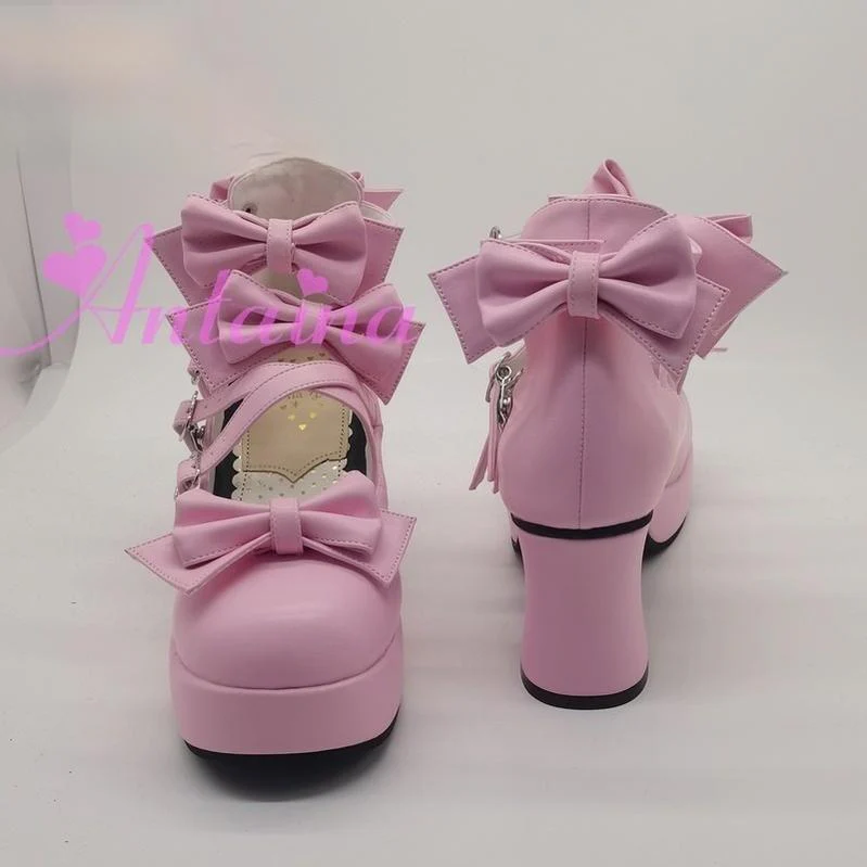 Antaina - Sweet Lolita Heel Shoes Plus Size Shoes - Image 2