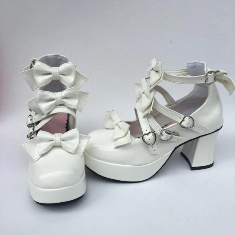 Antaina - Sweet Lolita Heel Shoes Plus Size Shoes - Image 22