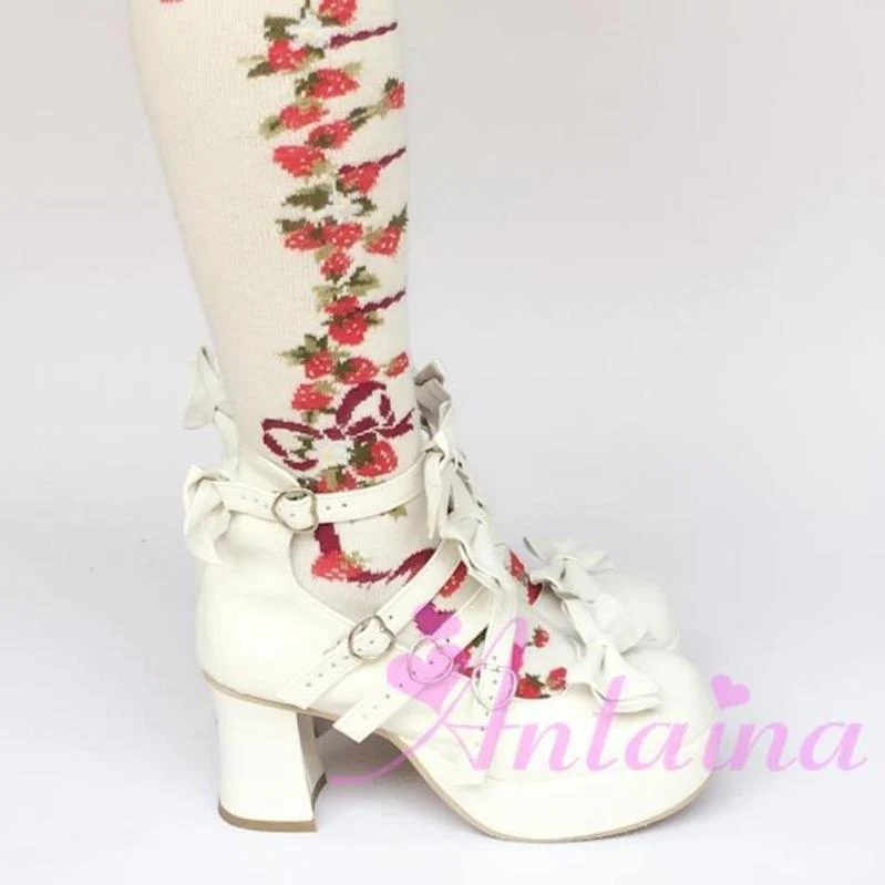 Antaina - Sweet Lolita Heel Shoes Plus Size Shoes - Image 27