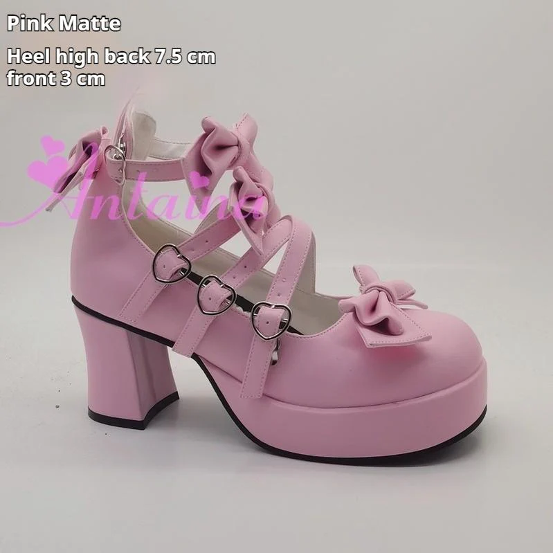 Antaina - Sweet Lolita Heel Shoes Plus Size Shoes - Image 8