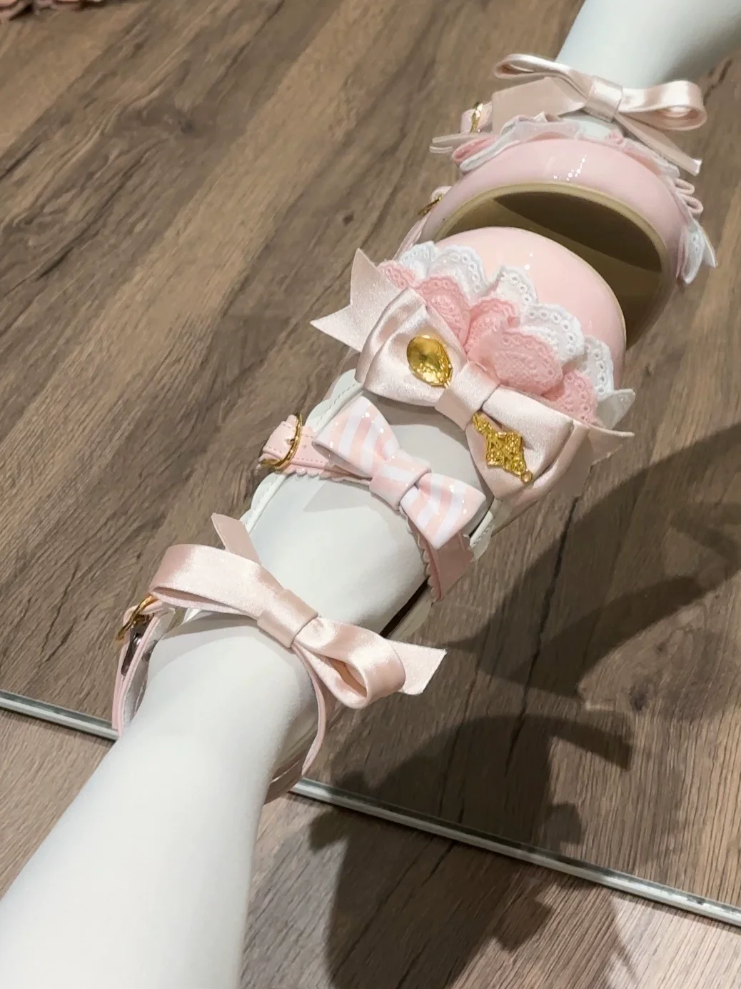 Beauty Bunny - Mousse Roll - Sweet Lolita Heel Shoes, Round Toe - Image 12
