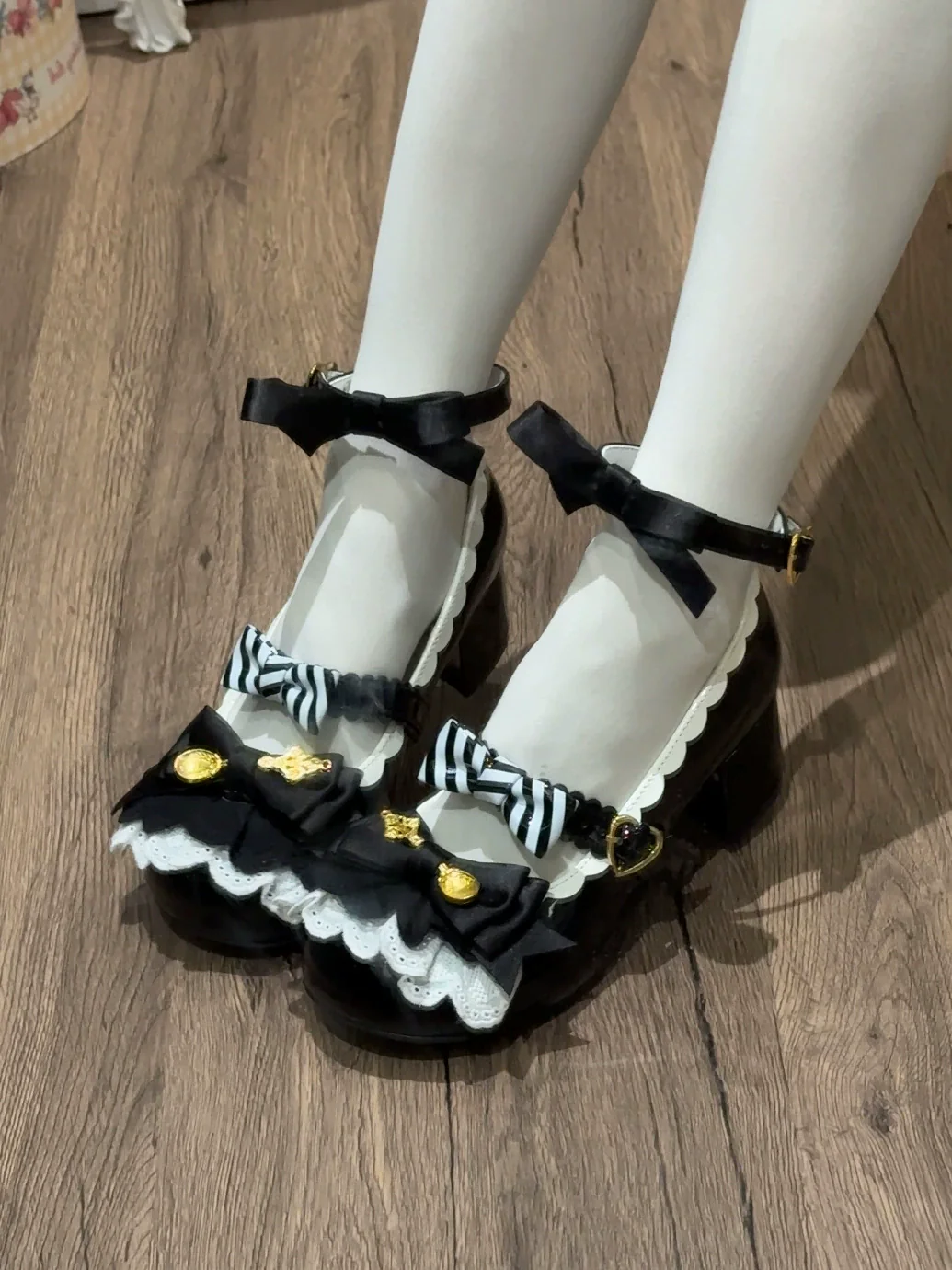 Beauty Bunny - Mousse Roll - Sweet Lolita Heel Shoes, Round Toe - Image 23