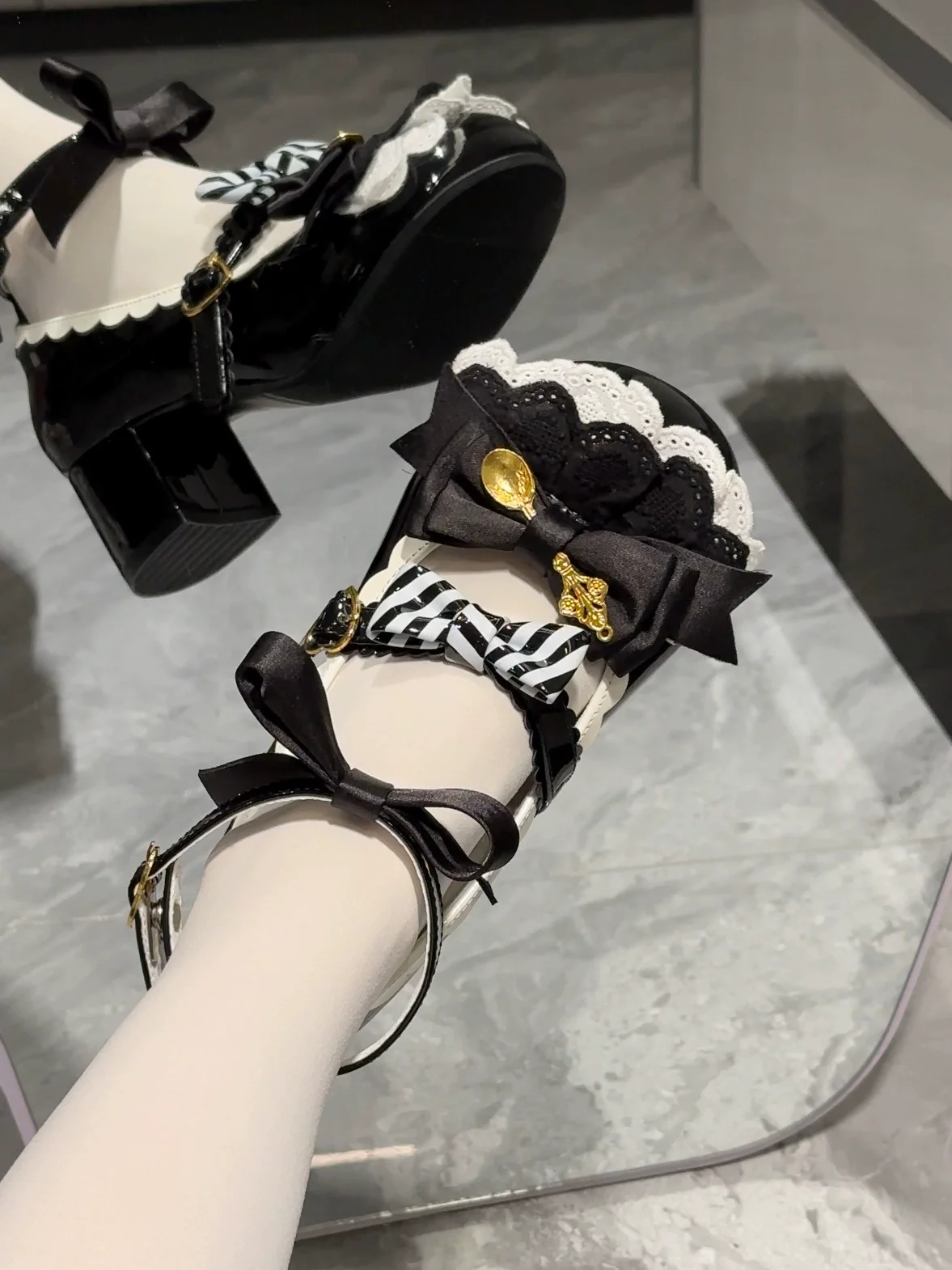 Beauty Bunny - Mousse Roll - Sweet Lolita Heel Shoes, Round Toe - Image 25