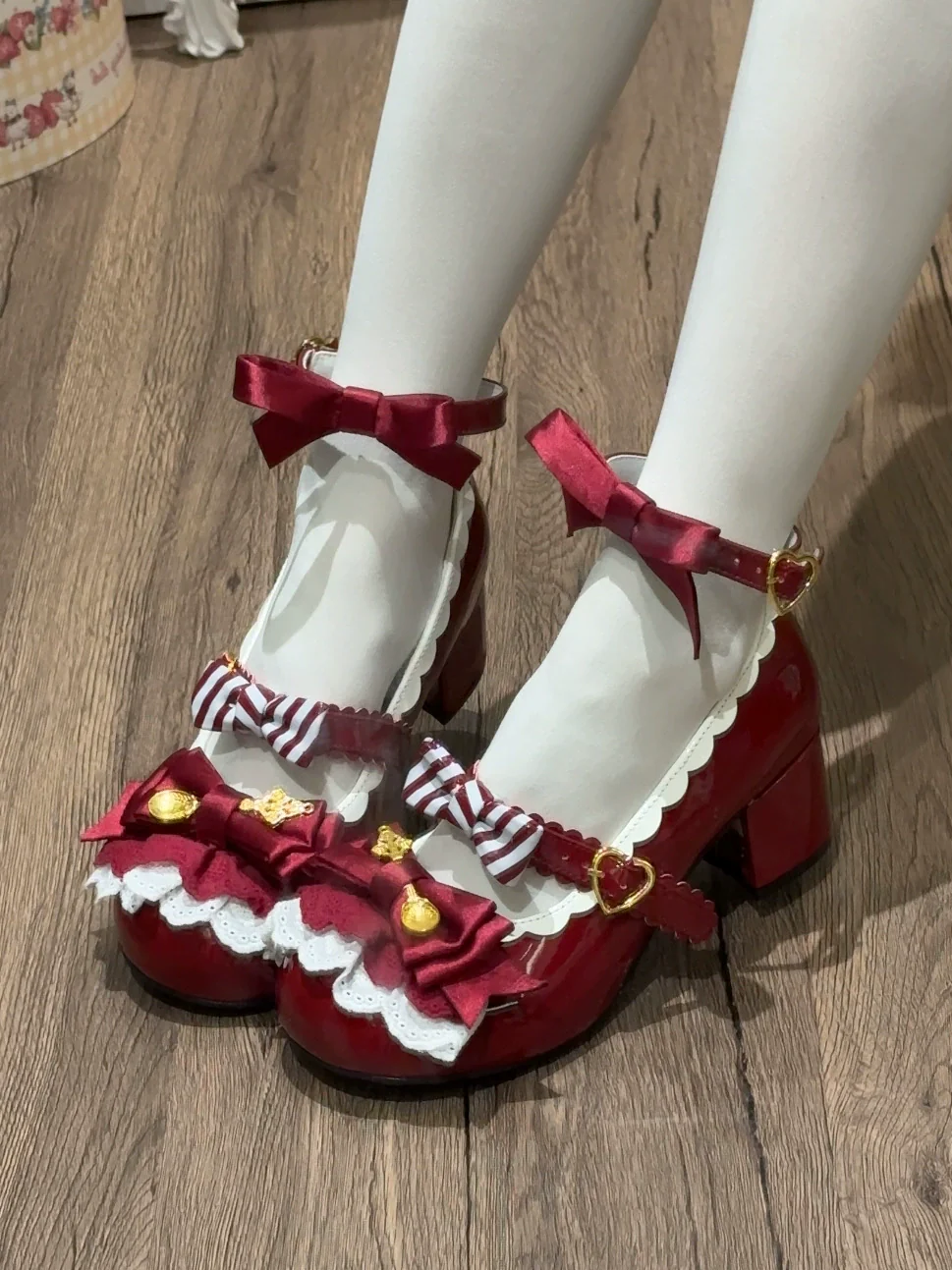 Beauty Bunny - Mousse Roll - Sweet Lolita Heel Shoes, Round Toe - Image 28