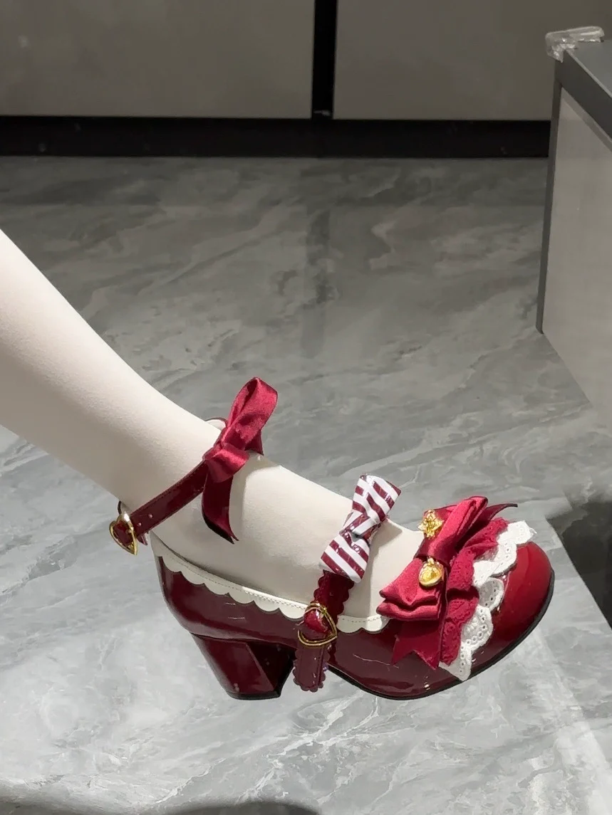 Beauty Bunny - Mousse Roll - Sweet Lolita Heel Shoes, Round Toe - Image 33