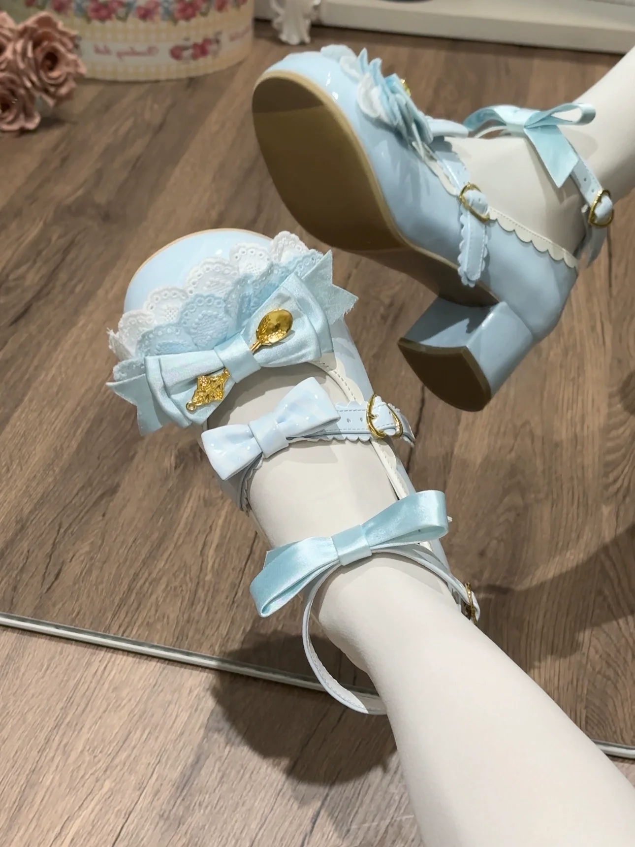 Beauty Bunny - Mousse Roll - Sweet Lolita Heel Shoes, Round Toe - Image 37