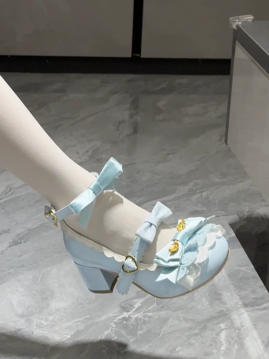 Beauty Bunny - Mousse Roll - Sweet Lolita Heel Shoes, Round Toe - Image 38