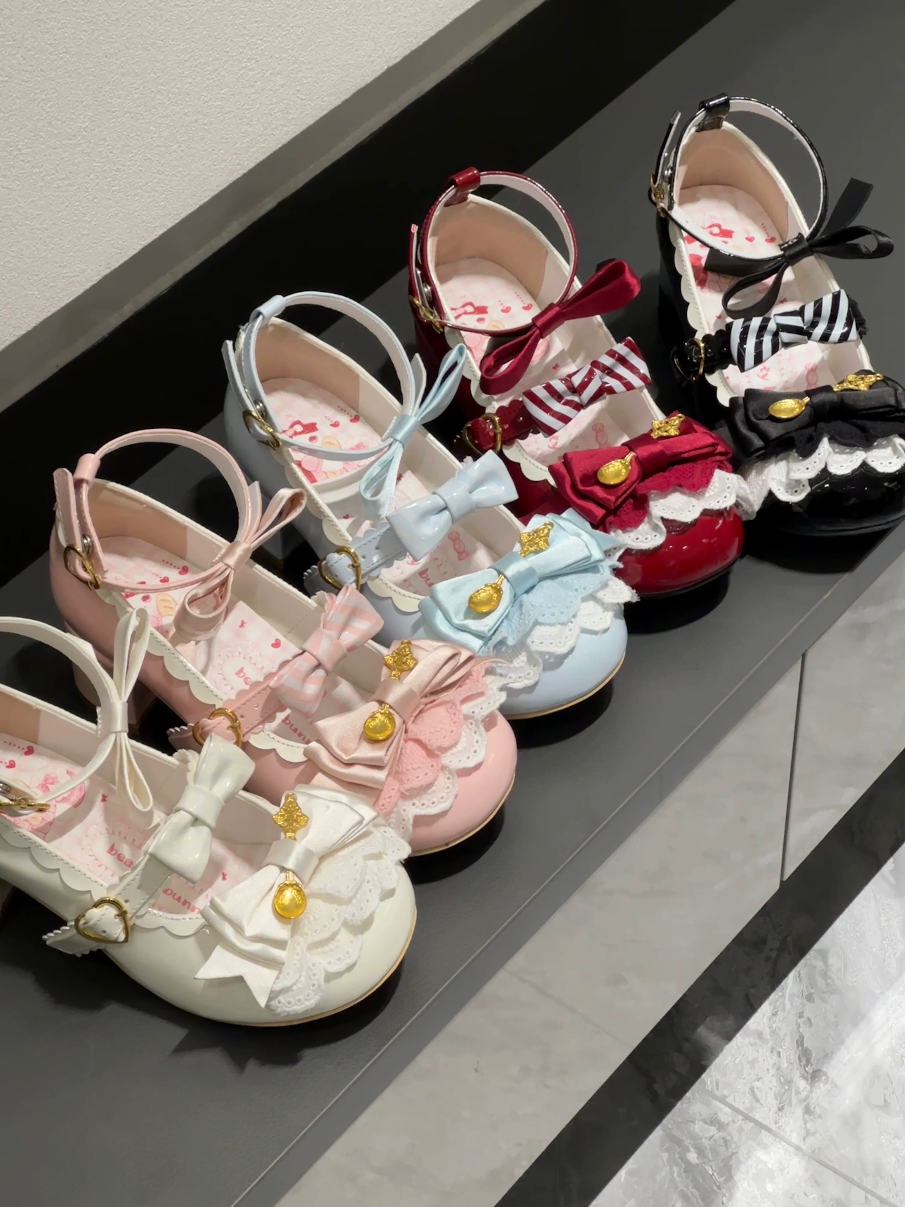 Beauty Bunny - Mousse Roll - Sweet Lolita Heel Shoes, Round Toe - Image 40