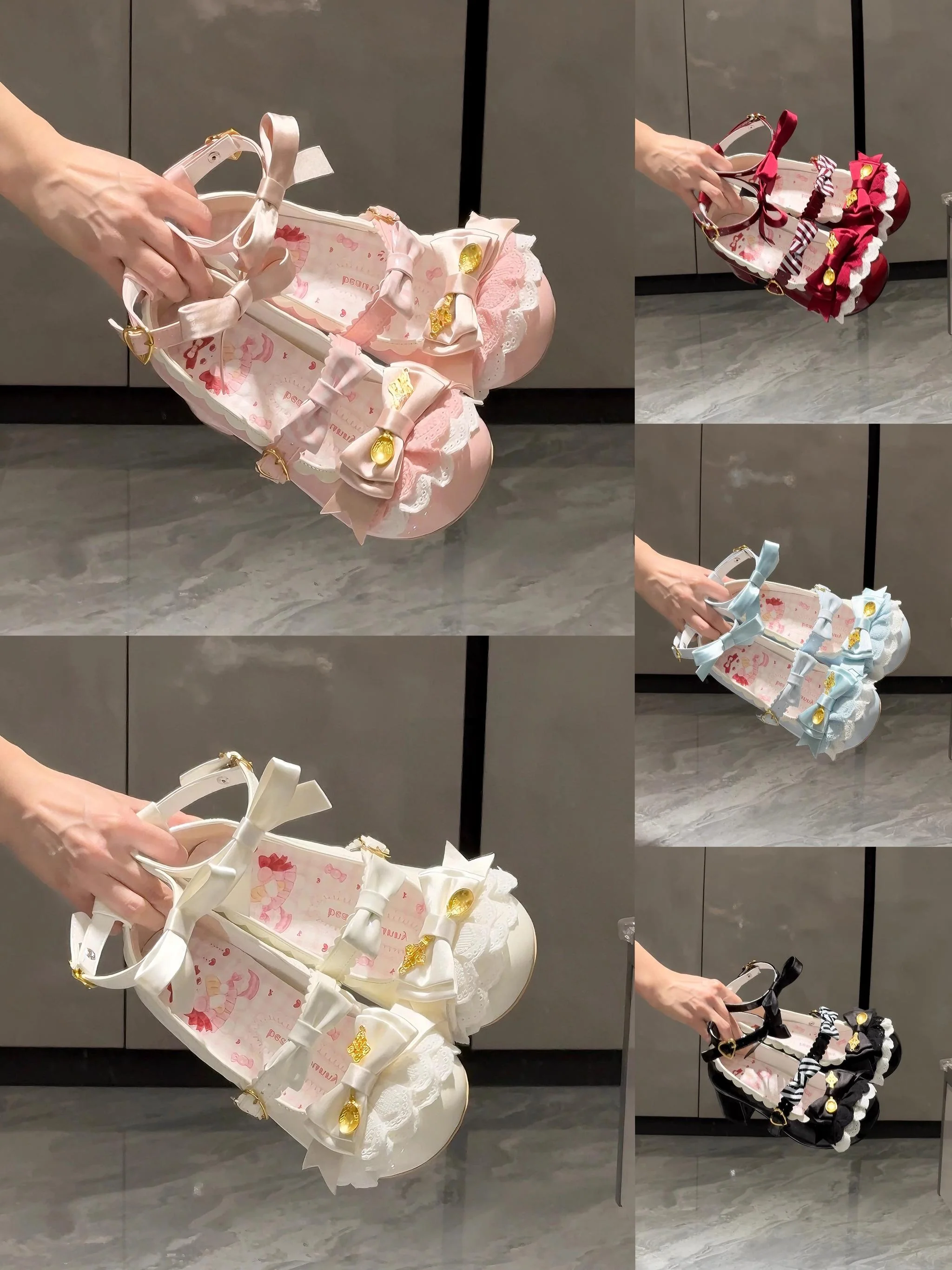 Beauty Bunny - Mousse Roll - Sweet Lolita Heel Shoes, Round Toe - Image 42