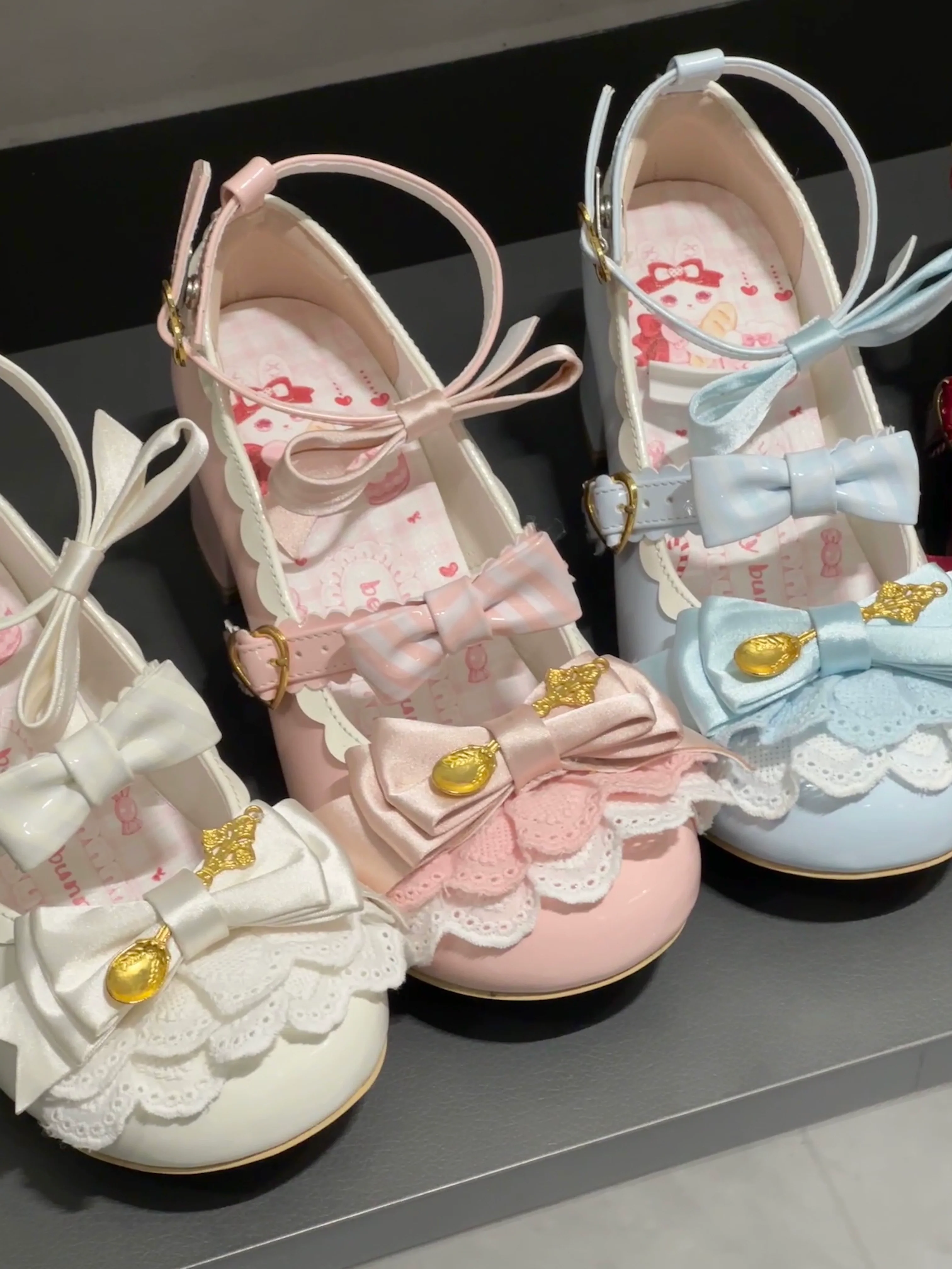 Beauty Bunny - Mousse Roll - Sweet Lolita Heel Shoes, Round Toe - Image 43