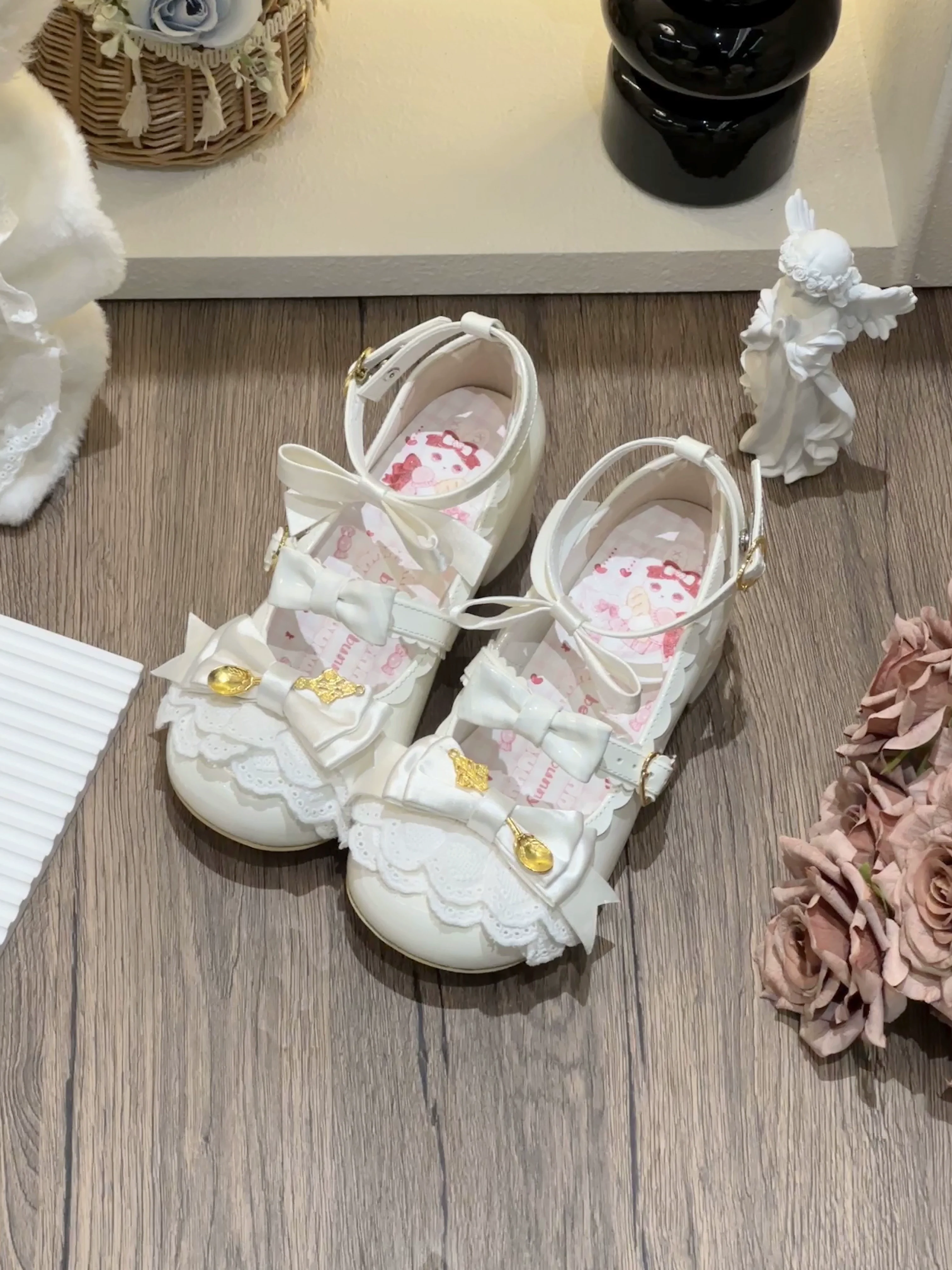 Beauty Bunny - Mousse Roll - Sweet Lolita Heel Shoes, Round Toe - Image 46