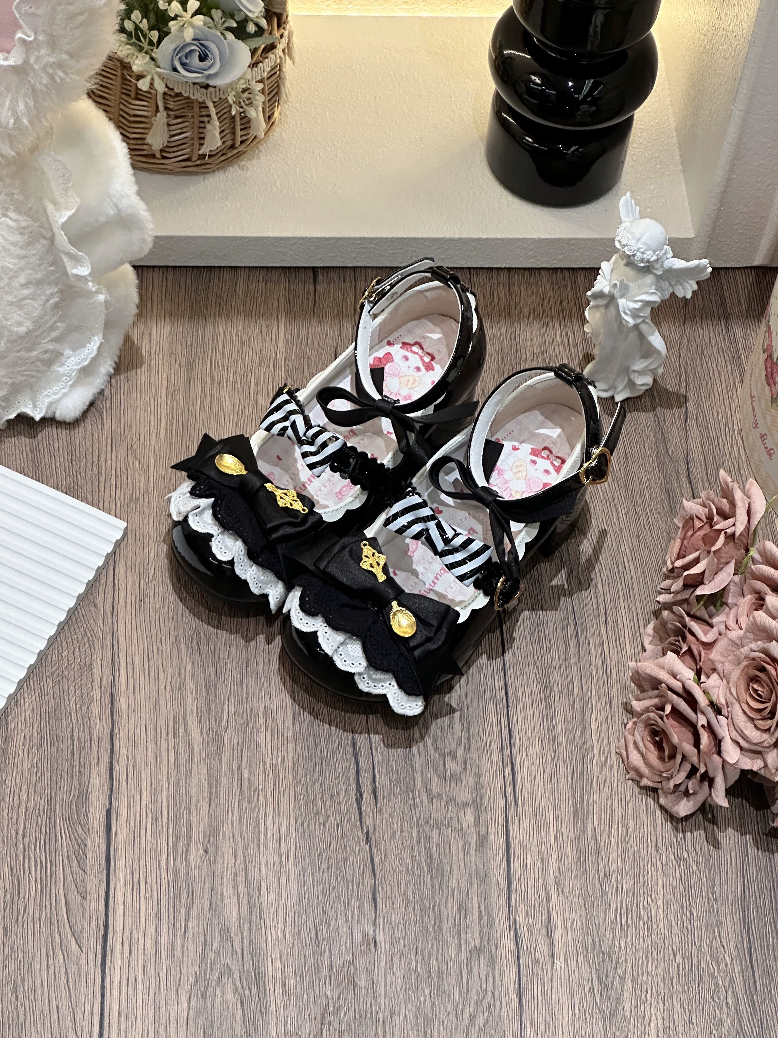 Beauty Bunny - Mousse Roll - Sweet Lolita Heel Shoes, Round Toe - Image 47