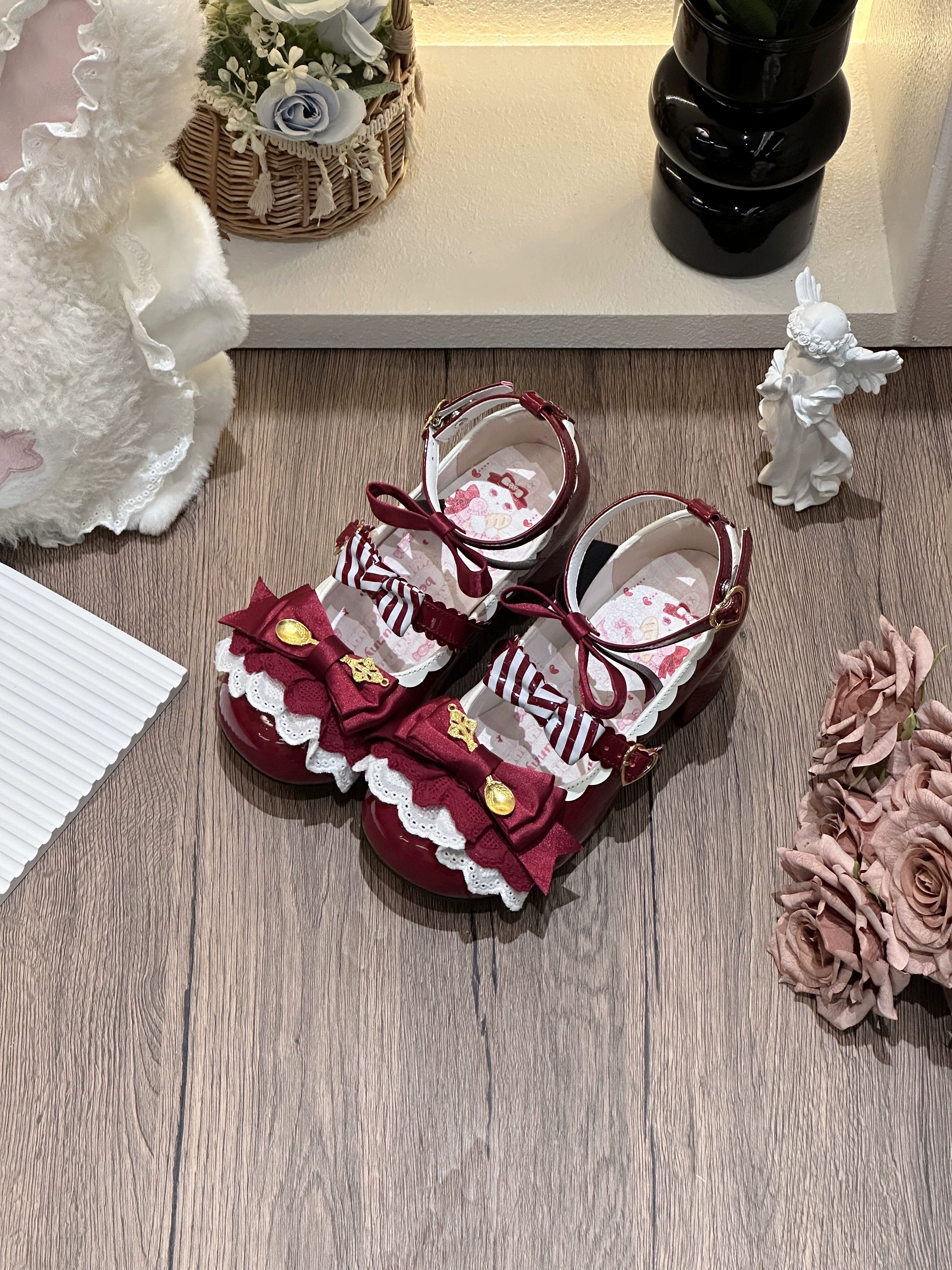 Beauty Bunny - Mousse Roll - Sweet Lolita Heel Shoes, Round Toe - Image 48