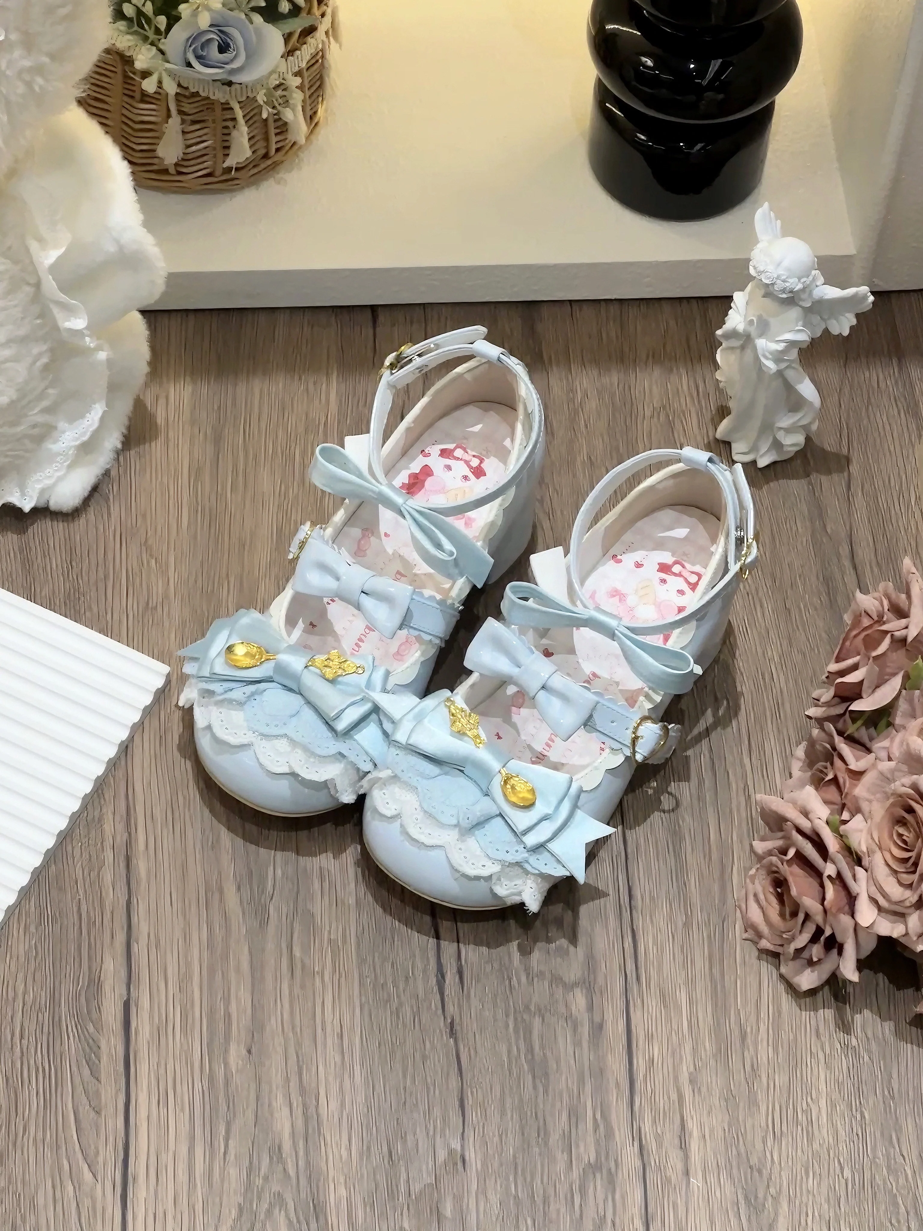 Beauty Bunny - Mousse Roll - Sweet Lolita Heel Shoes, Round Toe - Image 49