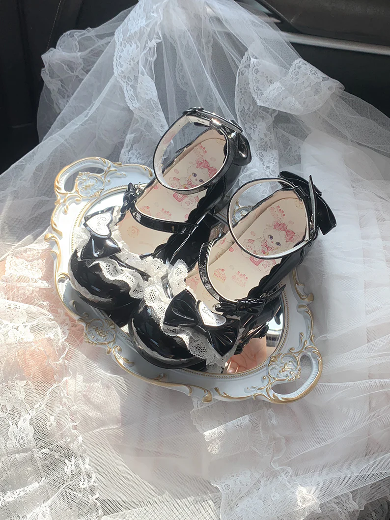 Aimee - Sakura - Sweet Lolita Heels Cute Mid-heel Mary Jane Shoes - Image 11