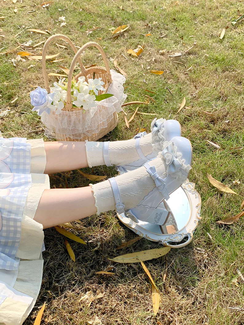Aimee - Sakura - Sweet Lolita Heels Cute Mid-heel Mary Jane Shoes - Image 26