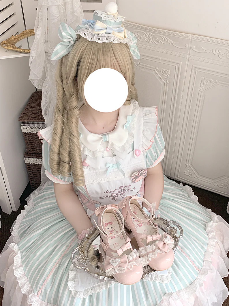 Aimee - Sakura - Sweet Lolita Heels Cute Mid-heel Mary Jane Shoes - Image 4