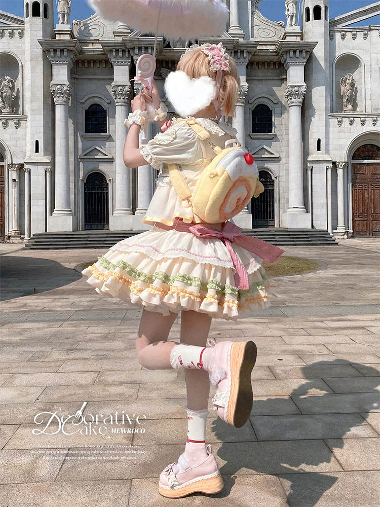 Decorative Cake - Sweet Lolita JSK Camisole Jumper Dress - Image 17