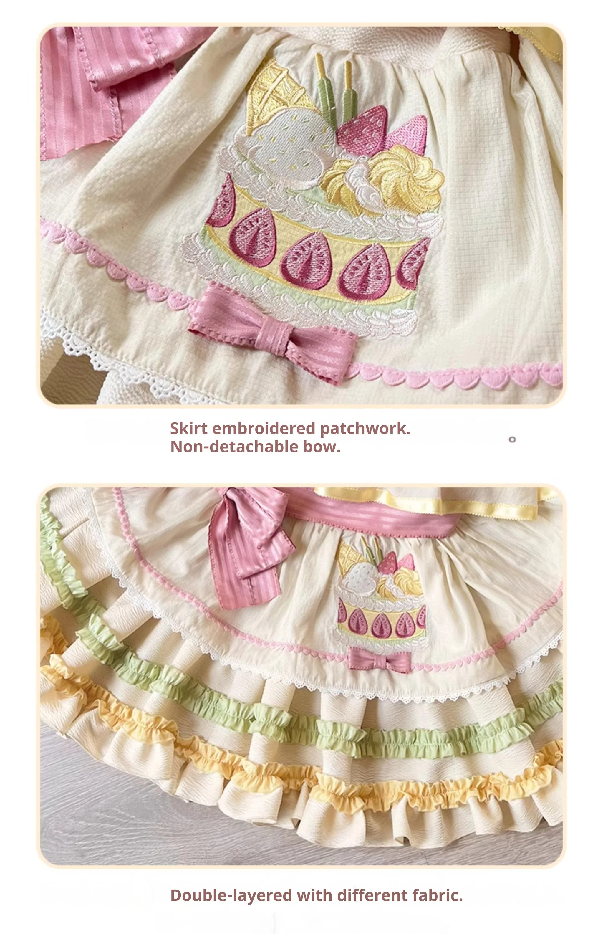 Decorative Cake - Sweet Lolita JSK Camisole Jumper Dress - Image 21
